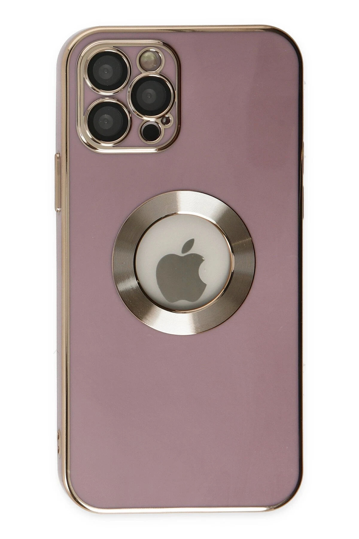 Newface iPhone 12 Pro Kılıf Store Silikon - Mor