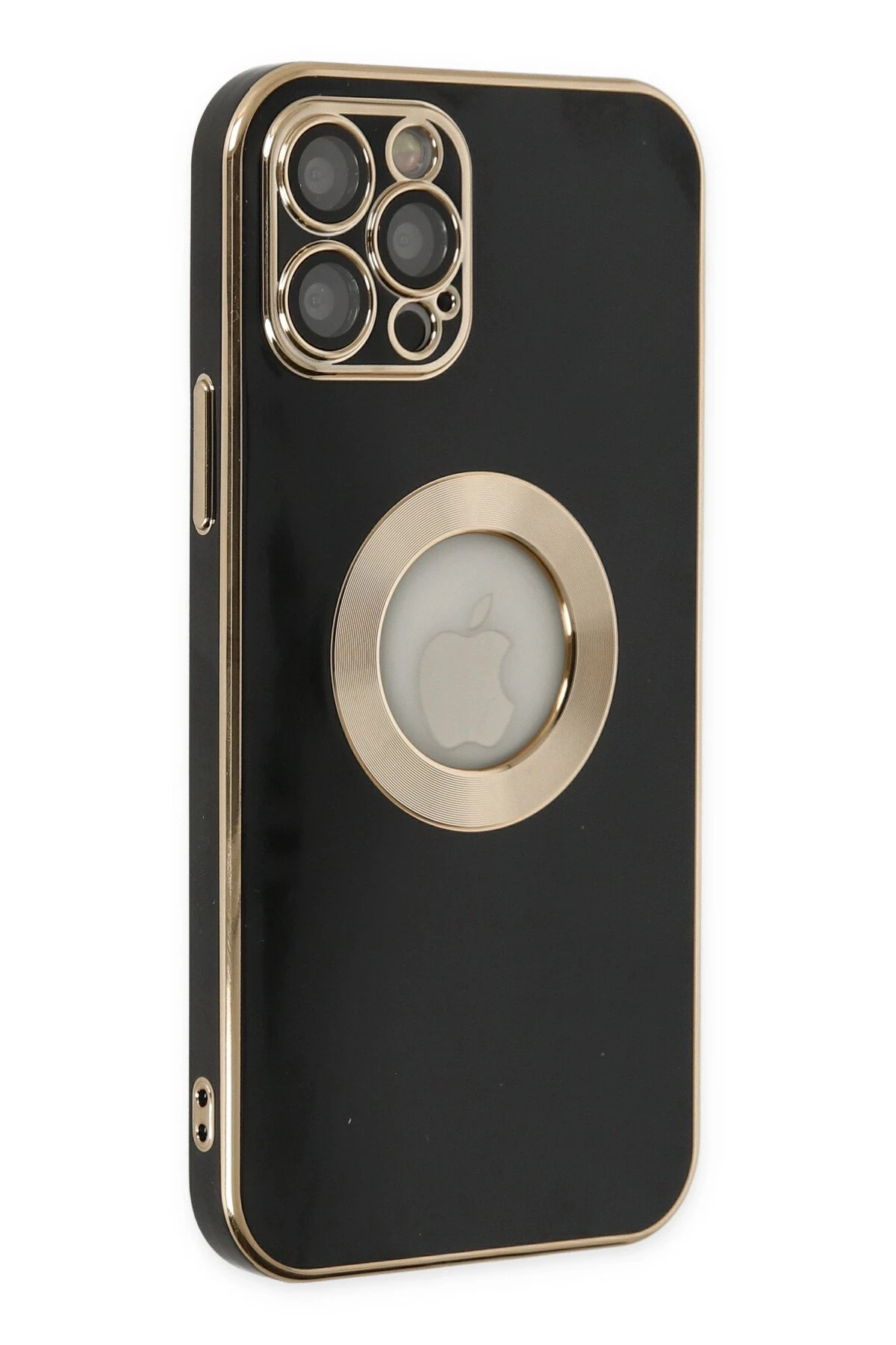 Newface iPhone 12 Pro Max Kılıf Store Silikon - Siyah