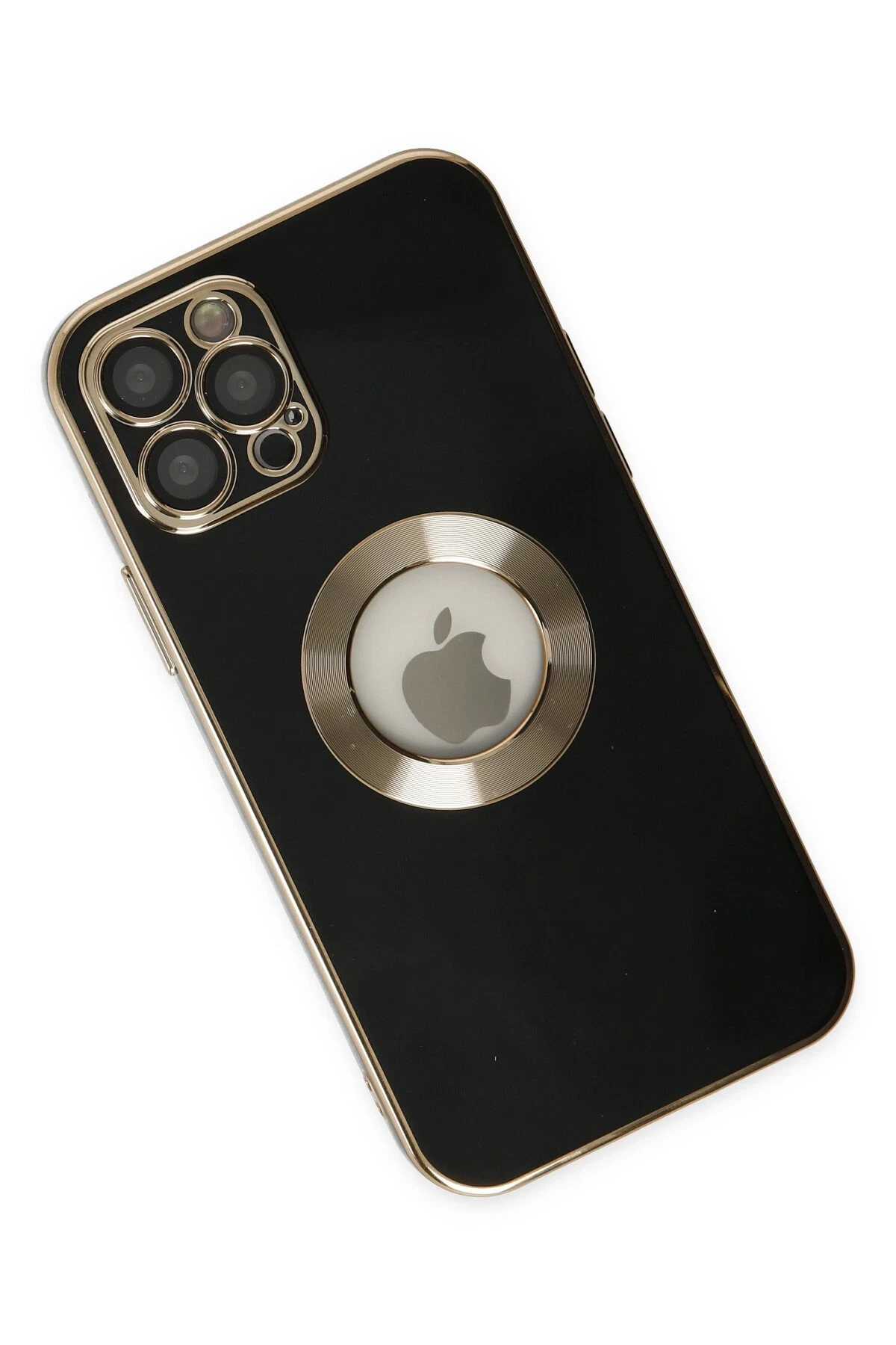 Newface iPhone 12 Pro Max Kılıf Store Silikon - Siyah