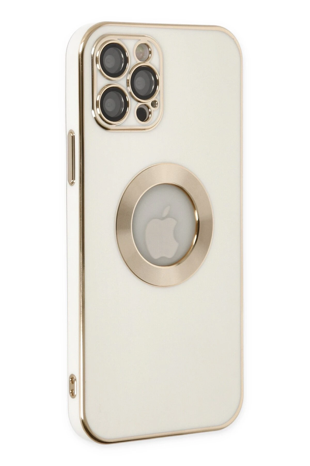 Newface iPhone 12 Pro Max Kılıf Store Silikon - Beyaz