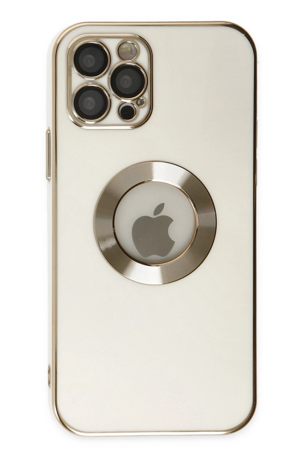 Newface iPhone 12 Pro Max Kılıf Store Silikon - Beyaz
