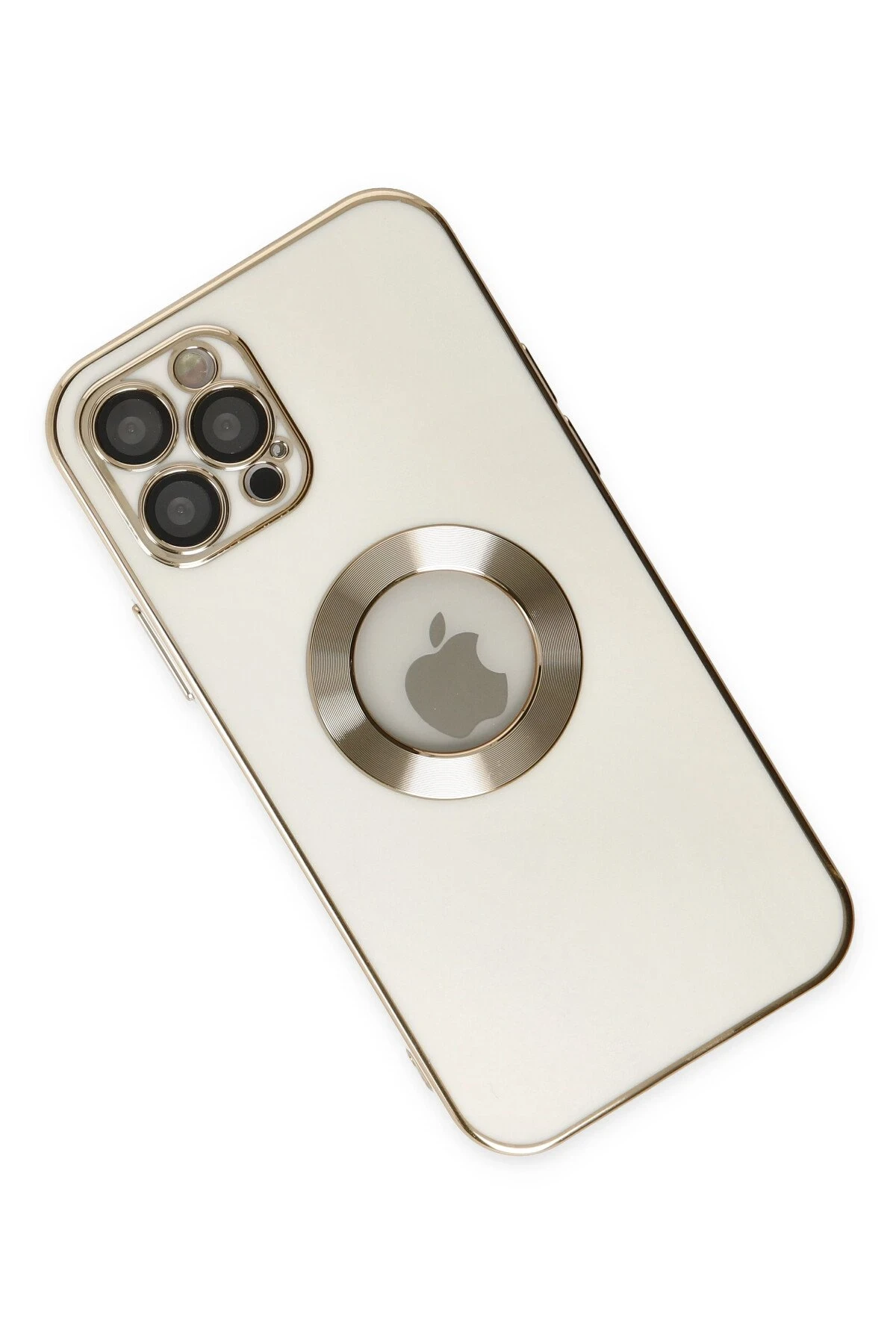 Newface iPhone 12 Pro Max Kılıf Store Silikon - Beyaz