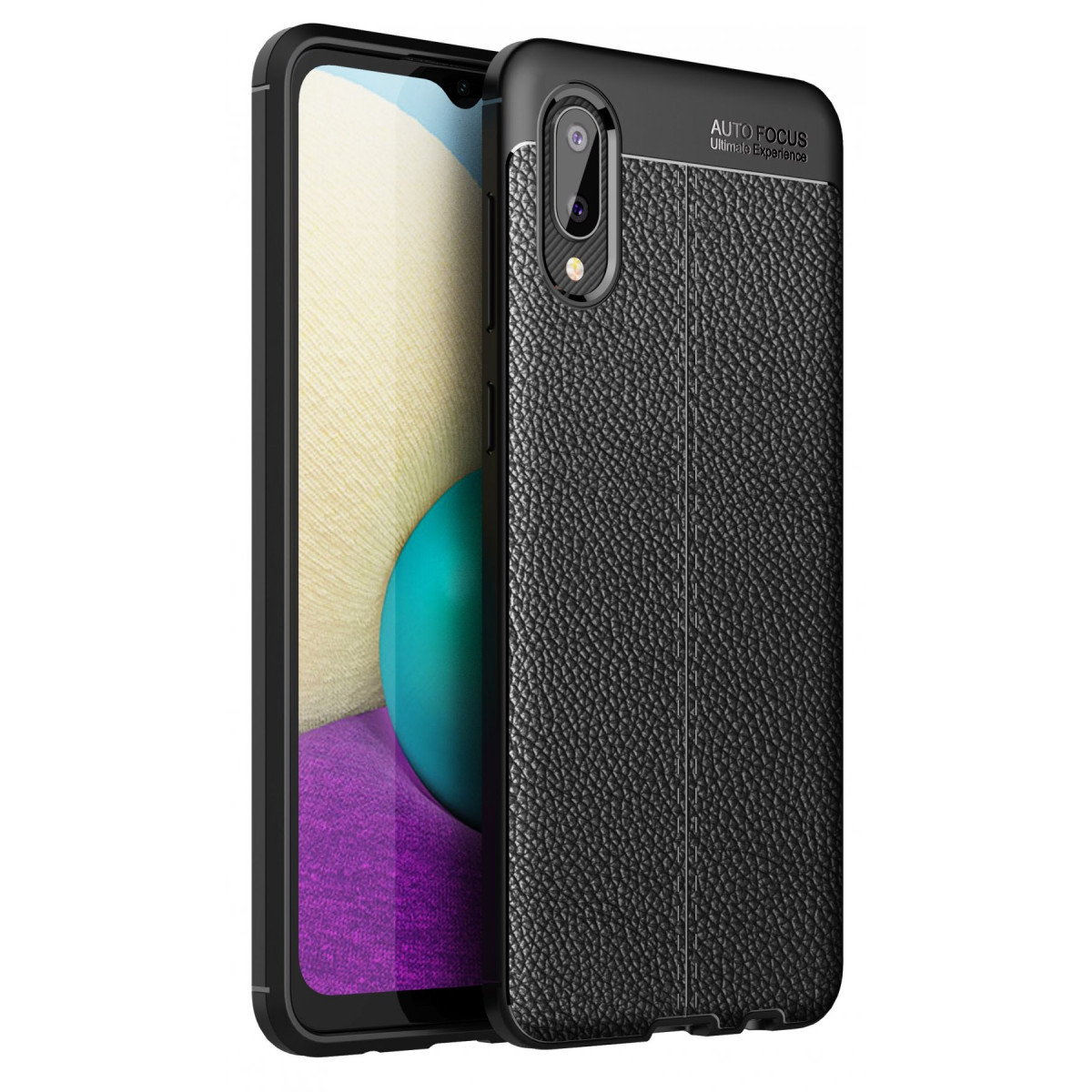 Newface Samsung Galaxy A02 Kılıf Auto Focus Kapak - Siyah — görsel 5