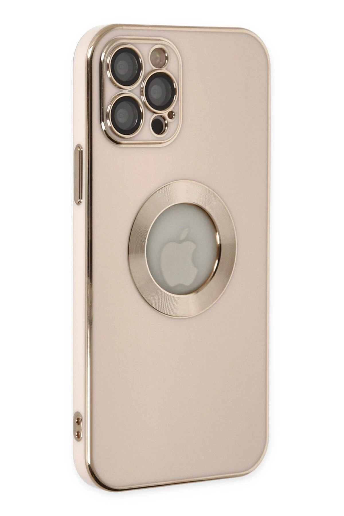 Newface iPhone 12 Pro Max Kılıf Store Silikon - Pembe