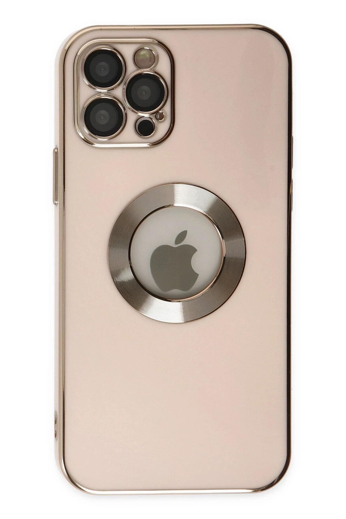 Newface iPhone 12 Pro Max Kılıf Store Silikon - Pembe