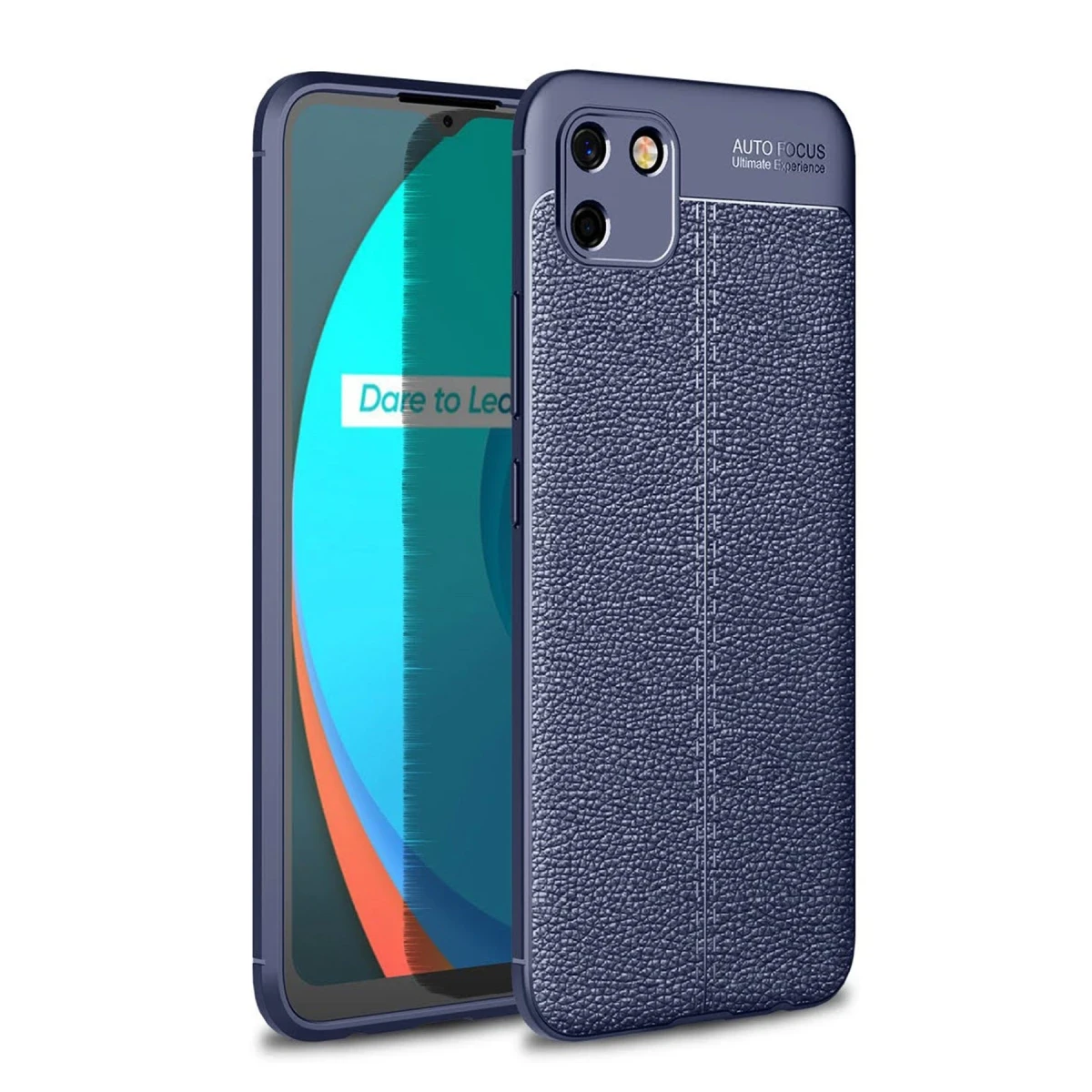 Newface Realme C11 2021 Kılıf Auto Focus Kapak - Lacivert