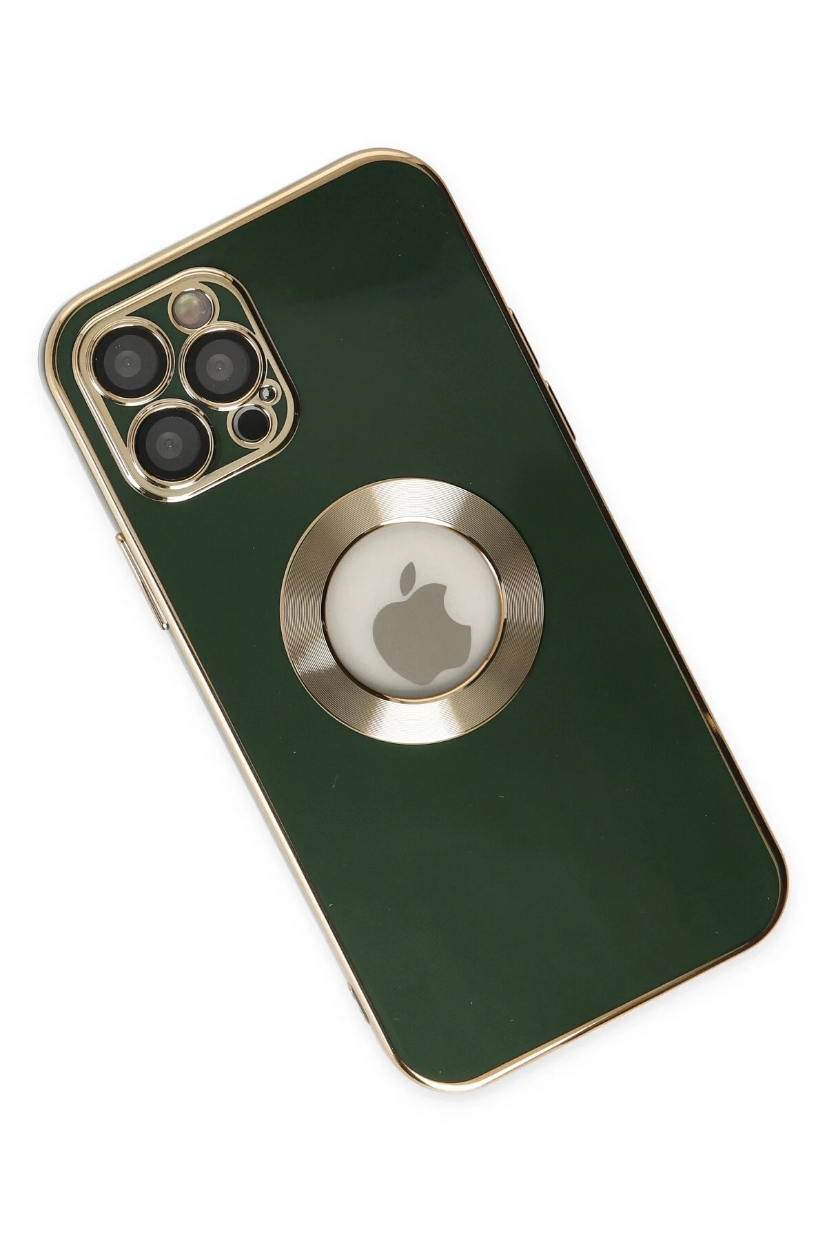 Newface iPhone 12 Pro Max Kılıf Store Silikon - Yeşil
