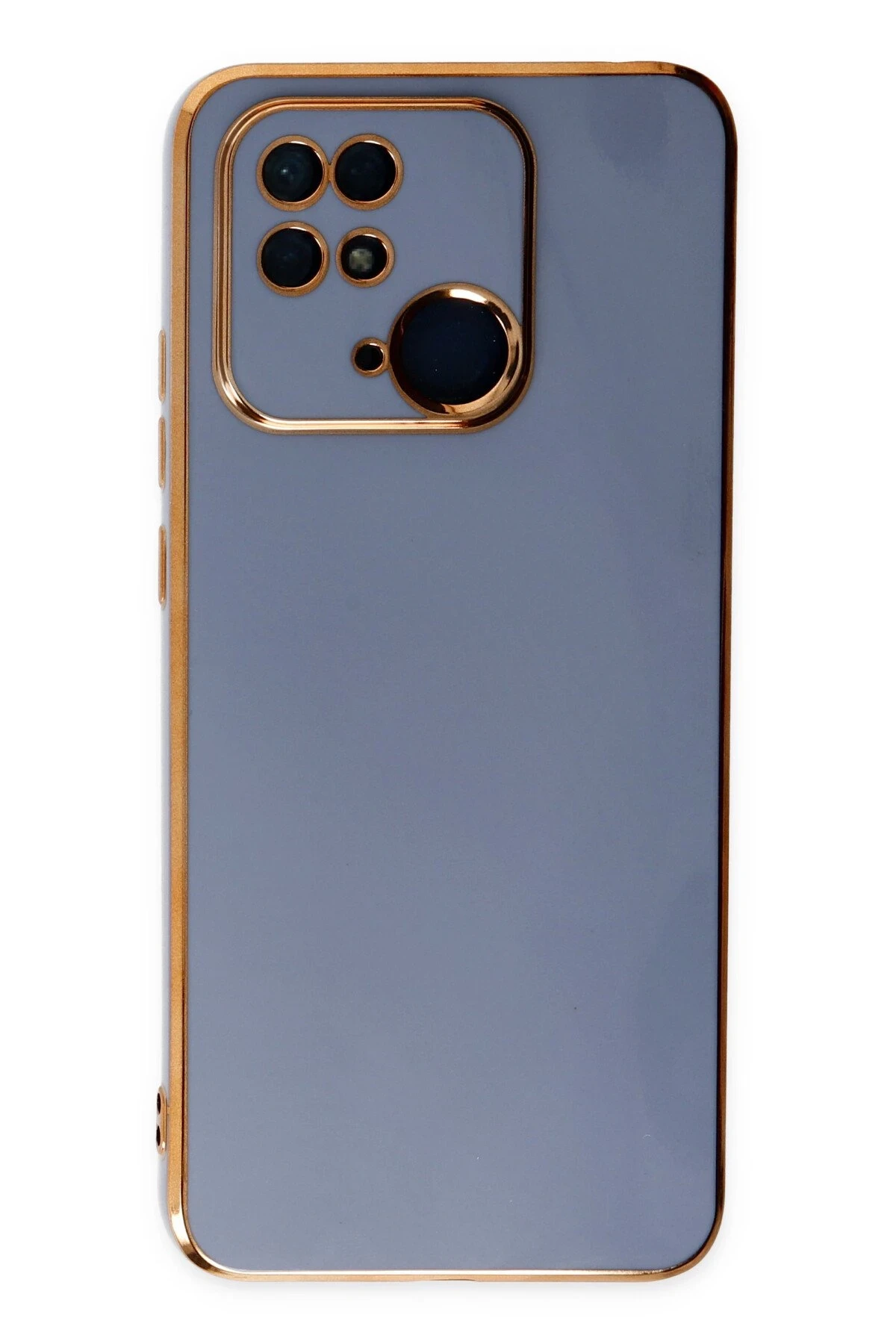 Newface Xiaomi Redmi 10C Kılıf Volet Silikon - Mavi