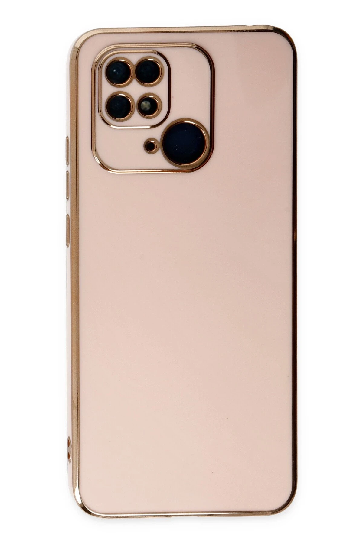 Newface Xiaomi Redmi 10C Kılıf Volet Silikon - Pembe