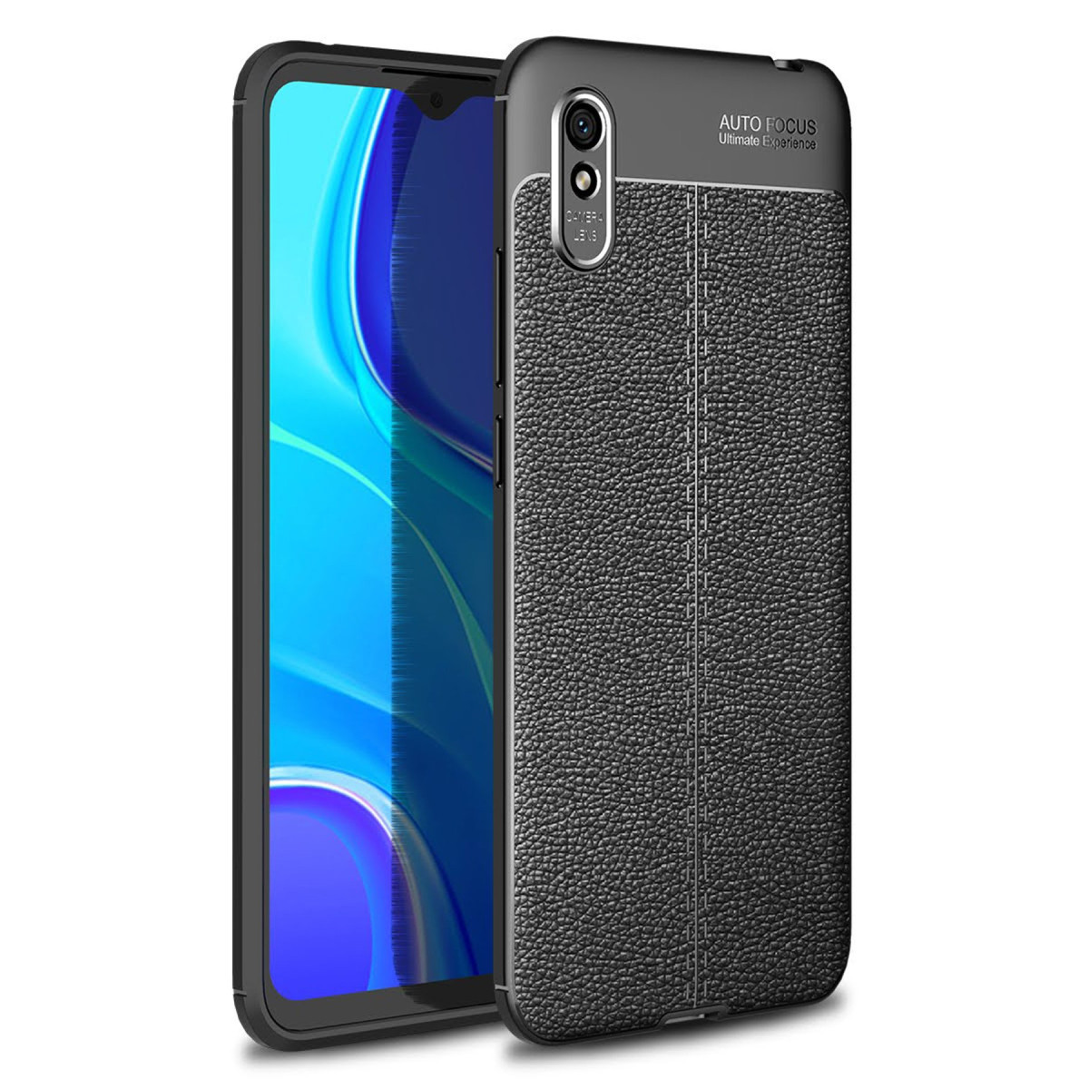 Newface Xiaomi Redmi 9A Kılıf Auto Focus Kapak - Siyah — görsel 5