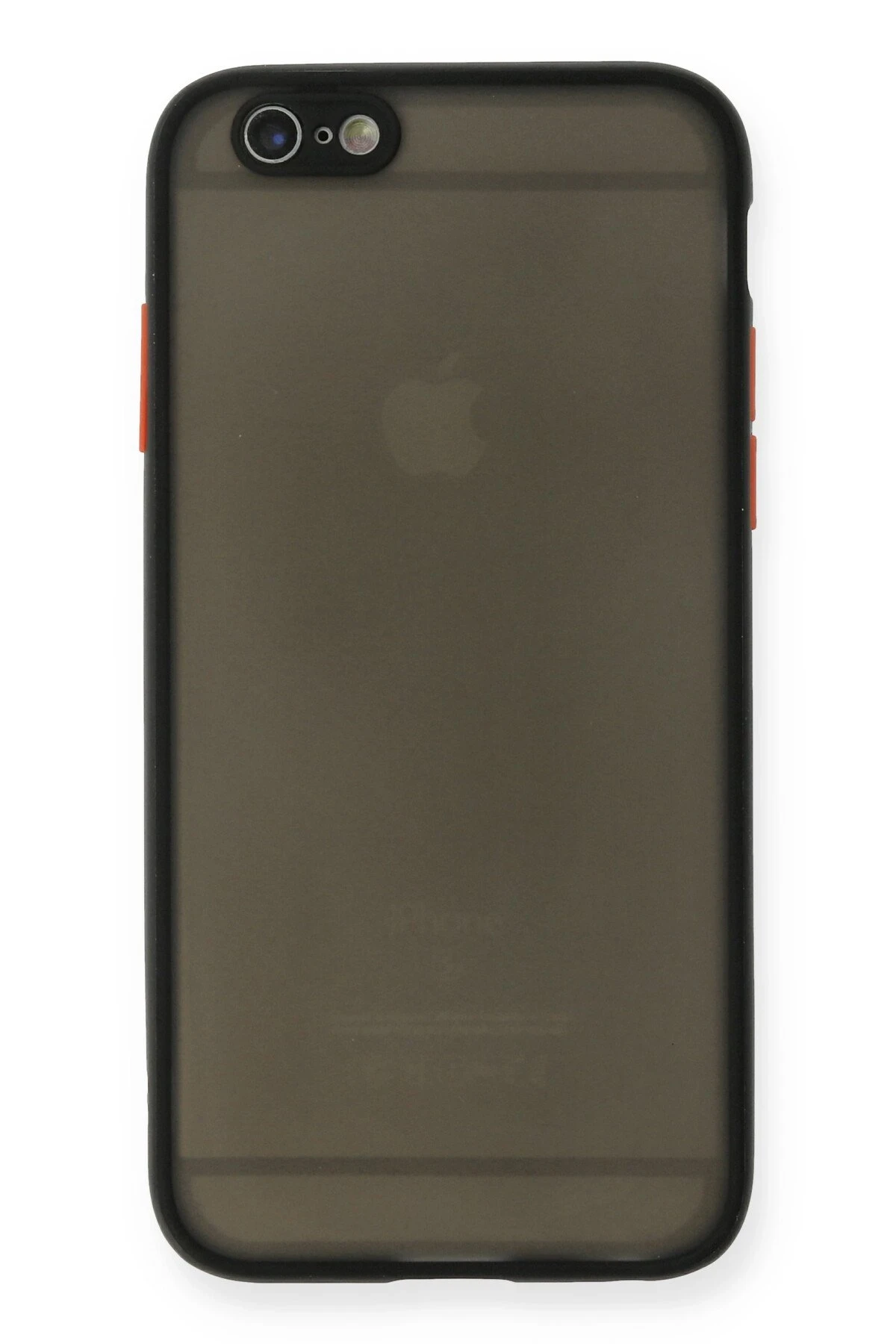 Newface Apple iPhone 6 Kılıf Montreal Silikon Kapak - Siyah