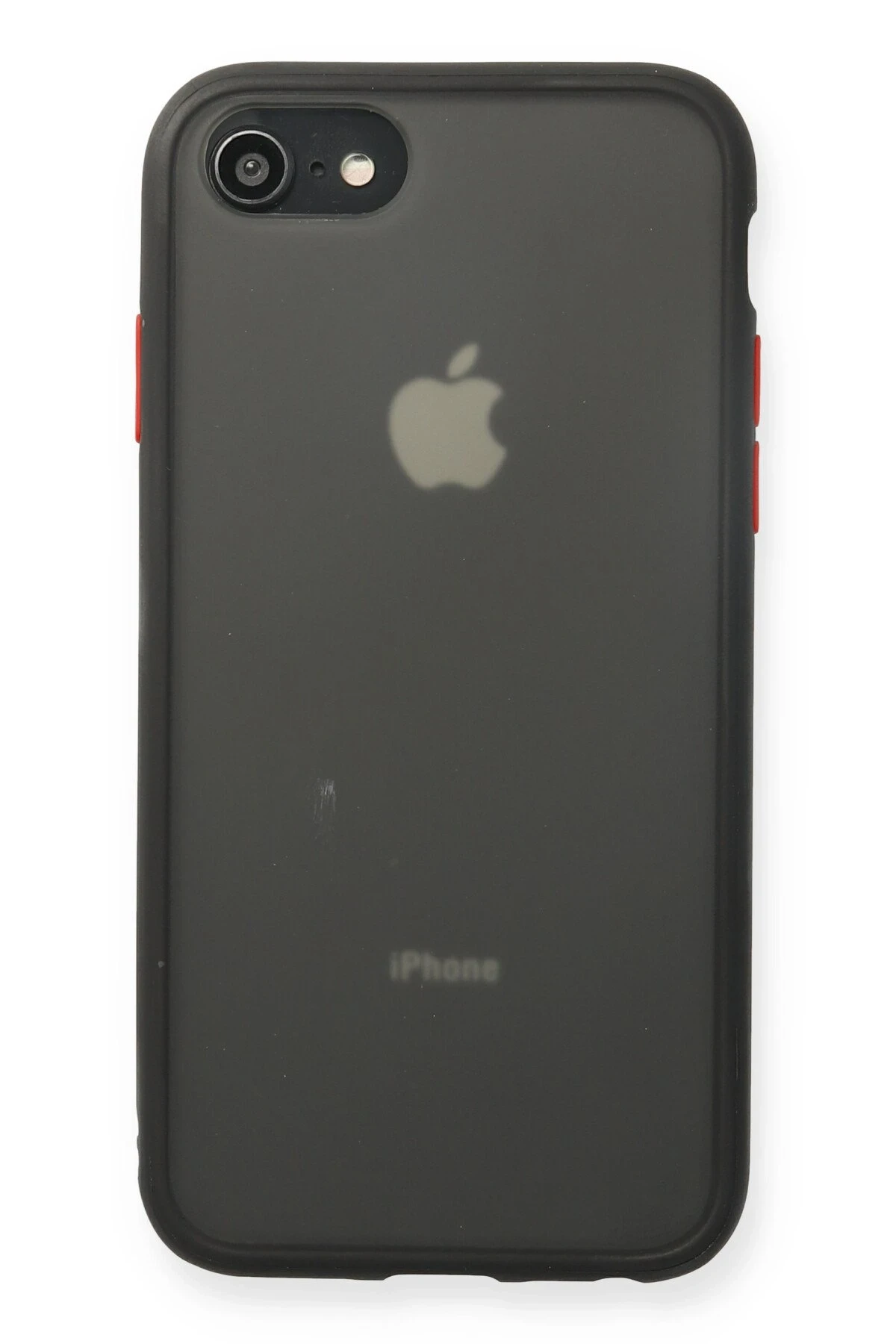 Newface Apple iPhone 7 Kılıf Montreal Silikon Kapak - Siyah