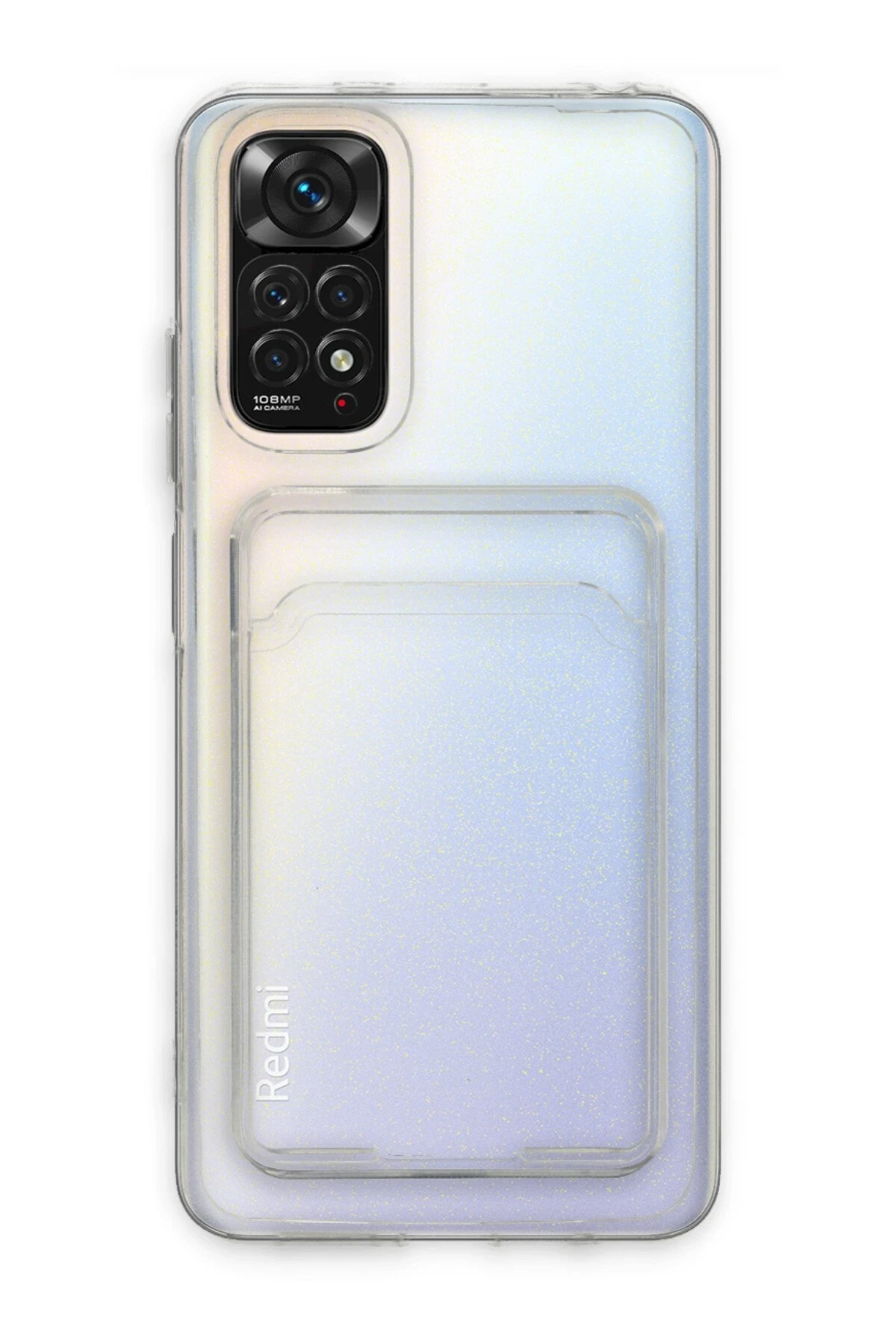 Newface Xiaomi Redmi Note 11 Pro Kılıf Kart Şeffaf Silikon - Şeffaf — görsel 2