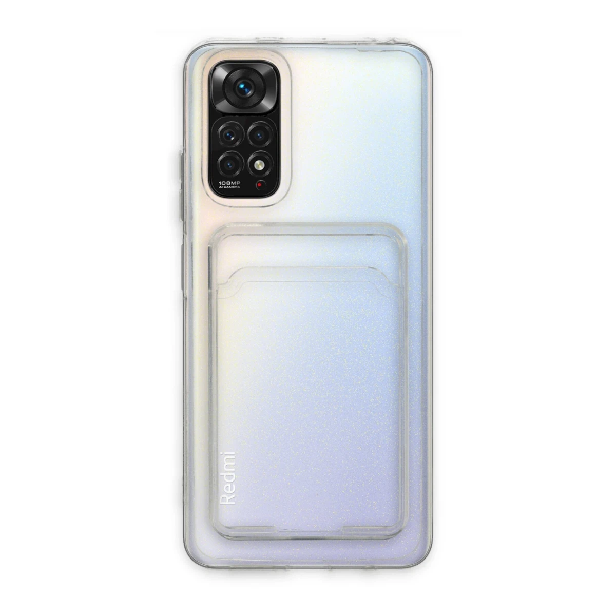 Newface Xiaomi Redmi Note 11 Pro Kılıf Kart Şeffaf Silikon - Şeffaf
