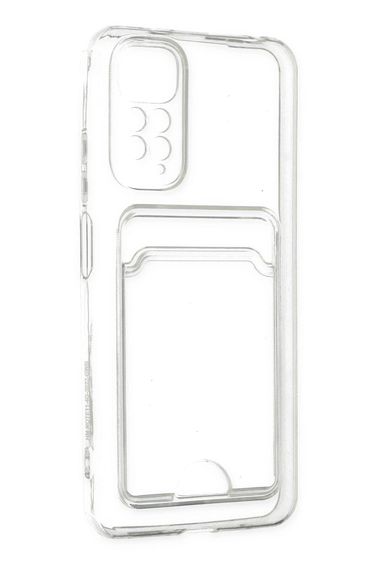 Newface Xiaomi Redmi Note 11 Pro Kılıf Kart Şeffaf Silikon - Şeffaf — görsel 4