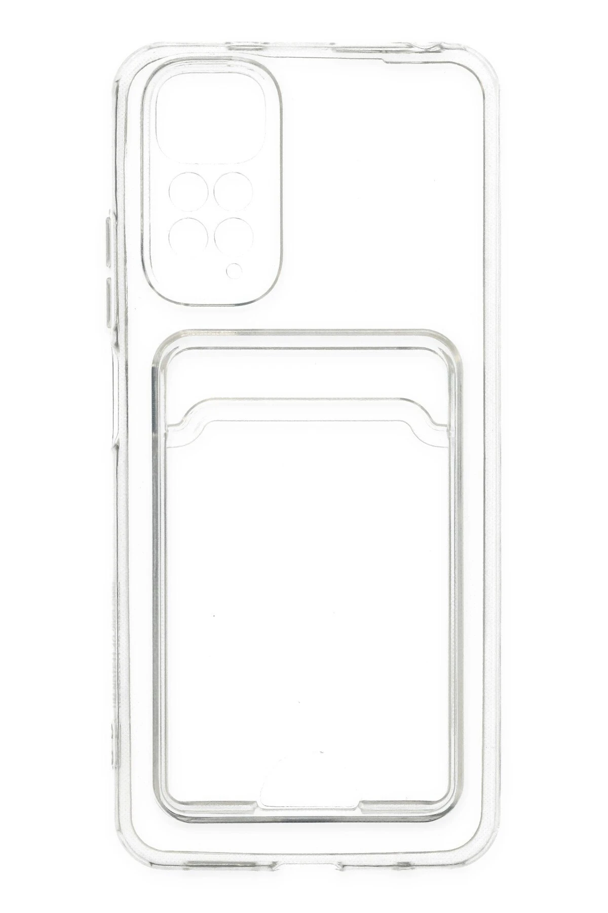 Newface Xiaomi Redmi Note 11 Pro Kılıf Kart Şeffaf Silikon - Şeffaf — görsel 5