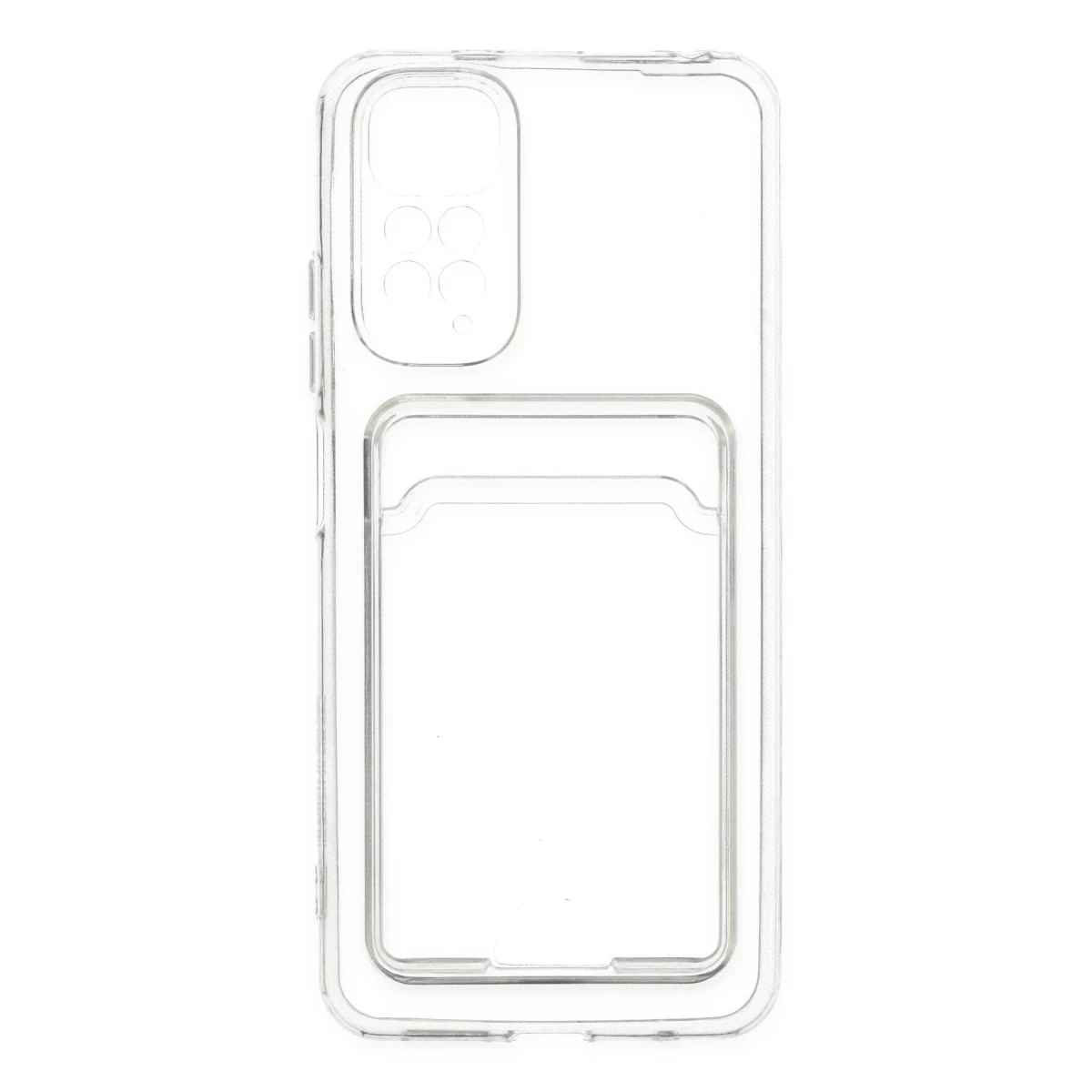 Newface Xiaomi Redmi Note 11 Pro Kılıf Kart Şeffaf Silikon - Şeffaf