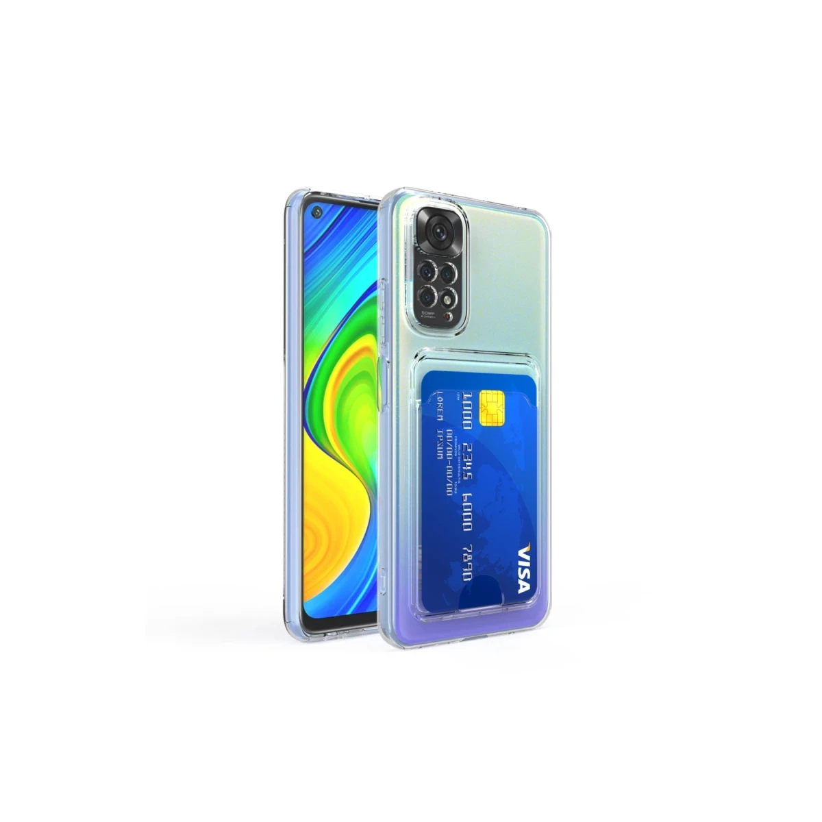 Newface Xiaomi Redmi Note 11 Pro Kılıf Kart Şeffaf Silikon - Şeffaf