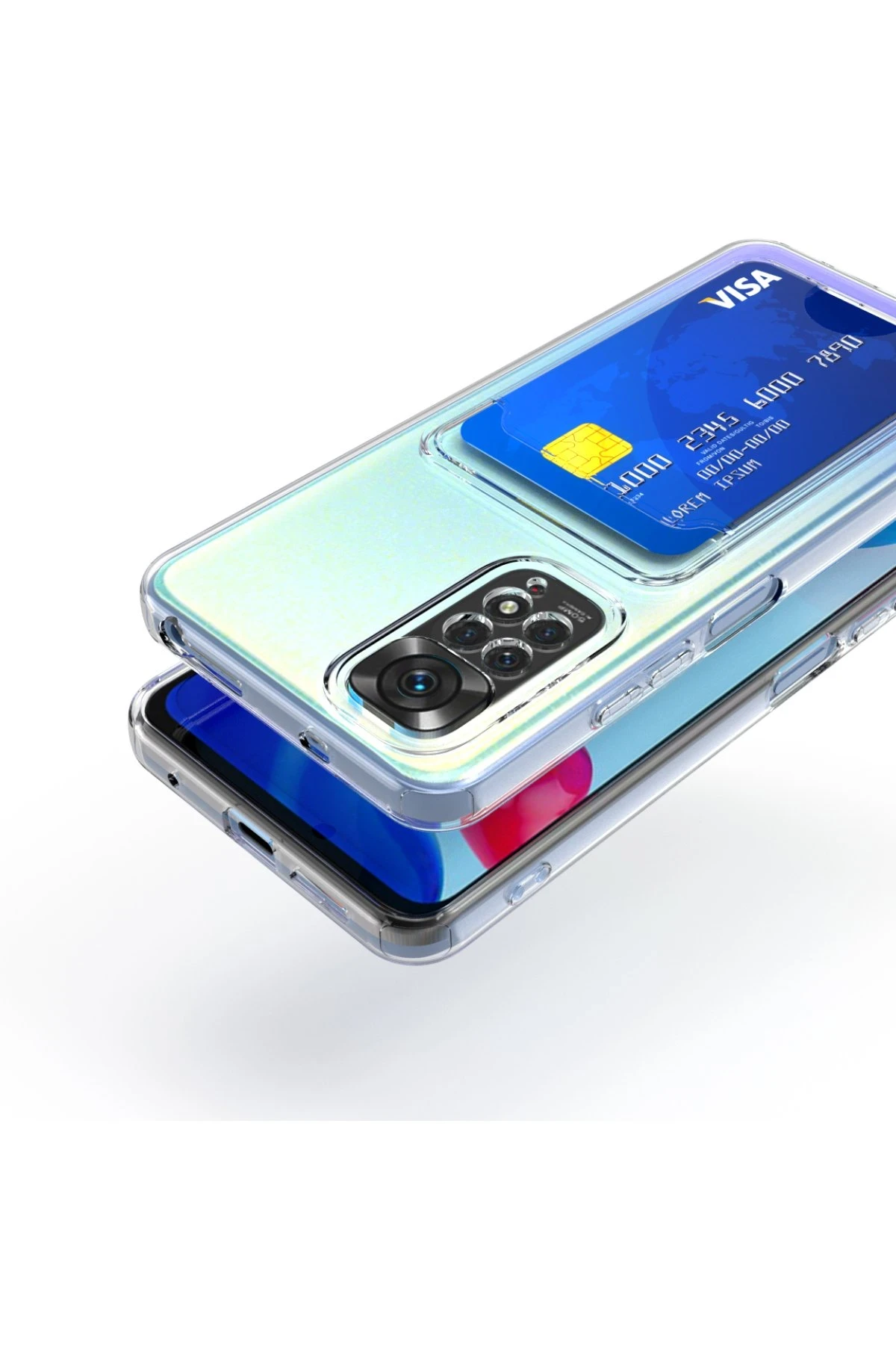 Newface Xiaomi Redmi Note 11 Pro Kılıf Kart Şeffaf Silikon - Şeffaf — görsel 10