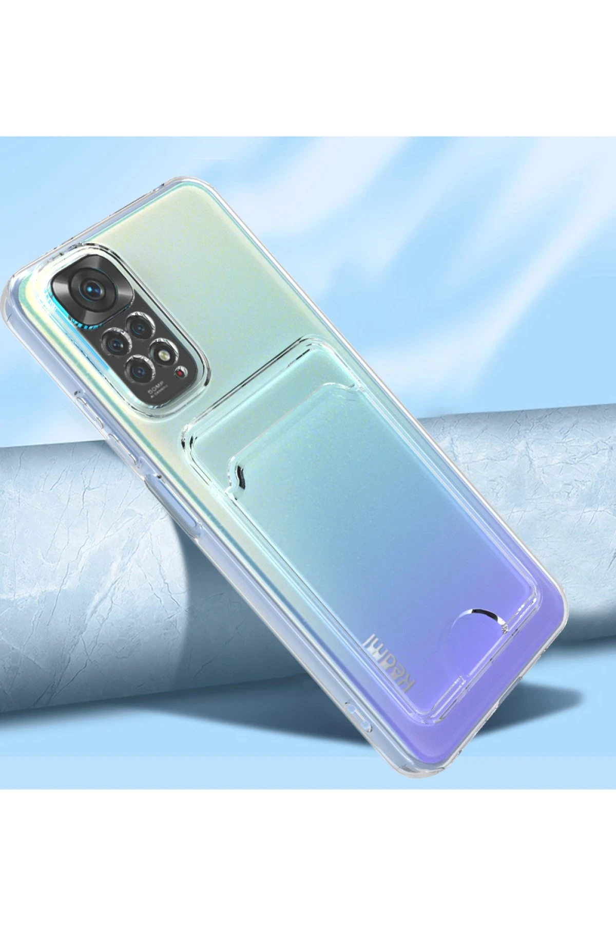 Newface Xiaomi Redmi Note 11 Pro Kılıf Kart Şeffaf Silikon - Şeffaf — görsel 11