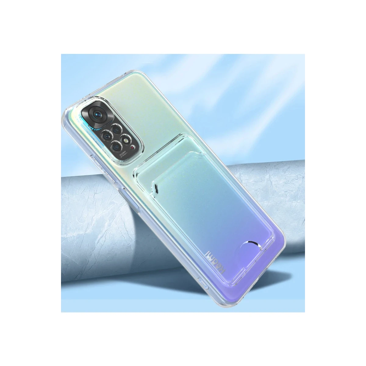 Newface Xiaomi Redmi Note 11 Pro Kılıf Kart Şeffaf Silikon - Şeffaf
