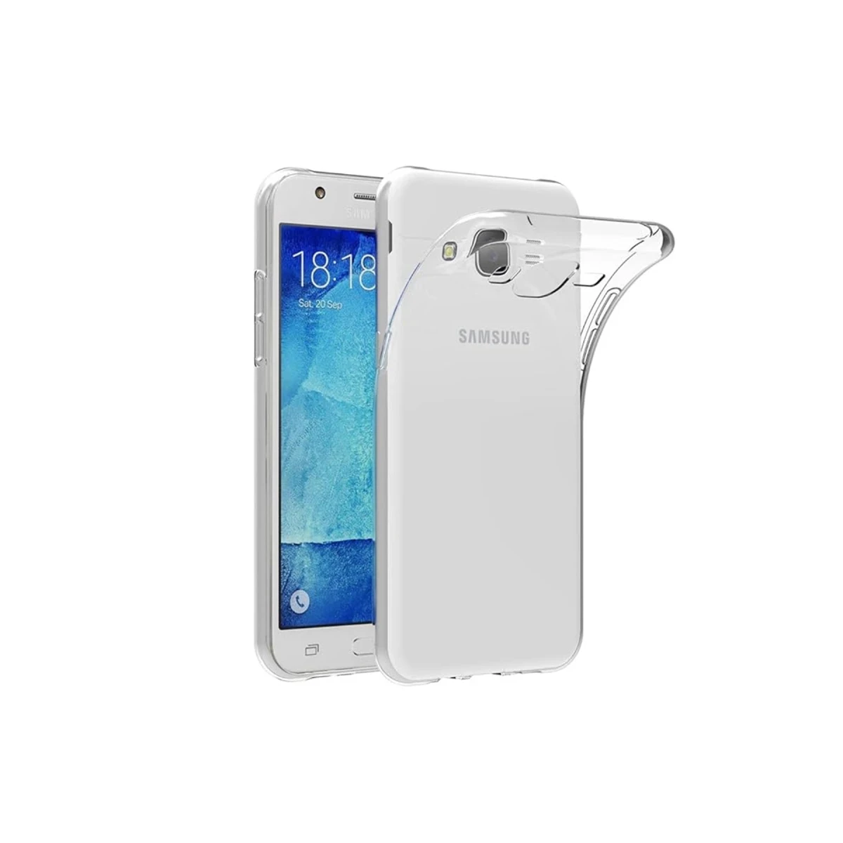 Newface Samsung Galaxy J7 Kılıf Lüx Şeffaf Silikon — görsel 3