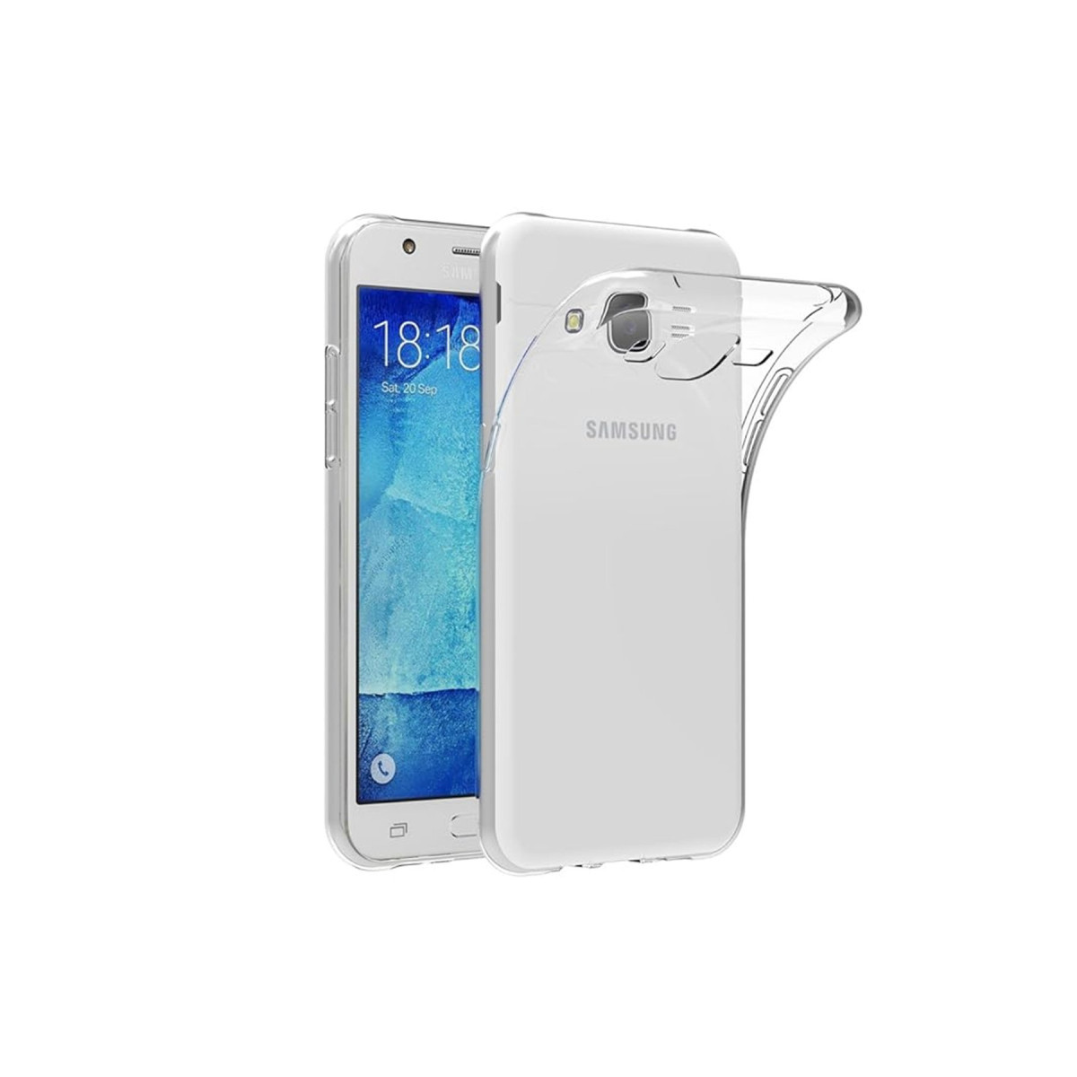 Newface Samsung Galaxy J7 Kılıf Lüx Şeffaf Silikon — görsel 5