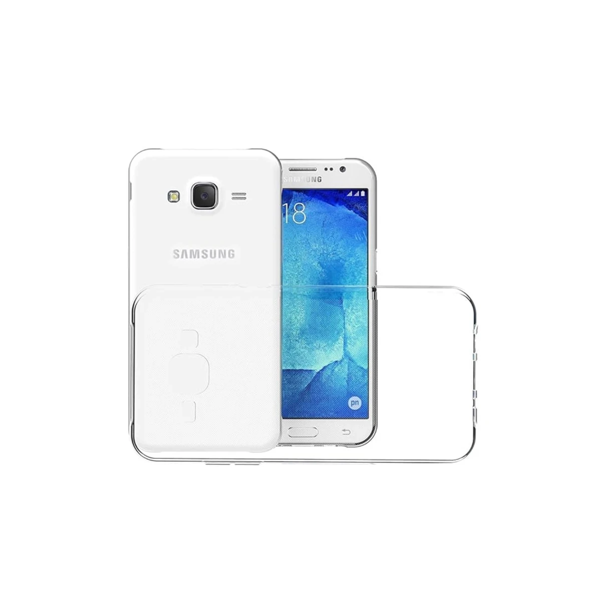 Newface Samsung Galaxy J7 Kılıf Lüx Şeffaf Silikon — görsel 4