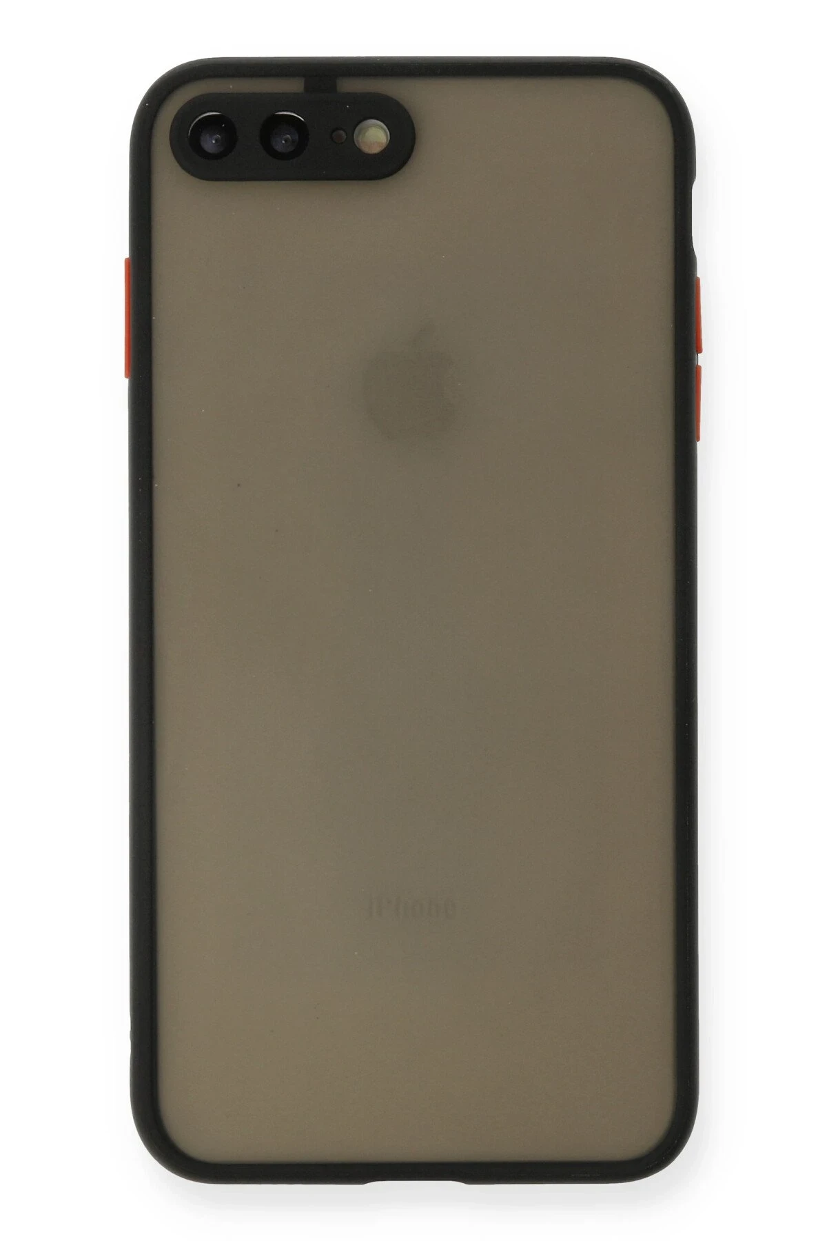 Newface Apple iPhone 7 Plus Kılıf Montreal Silikon Kapak - Siyah