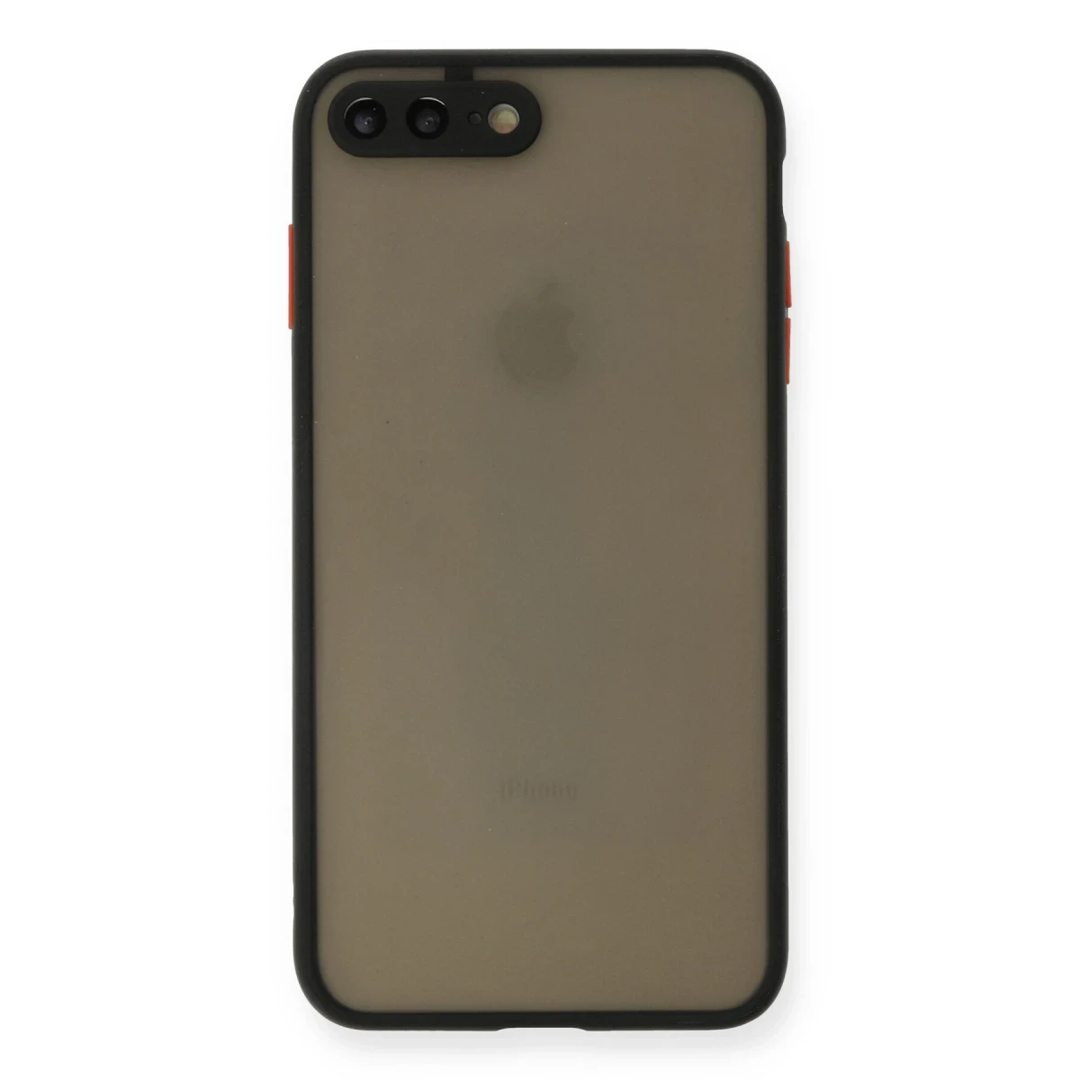 Newface Apple iPhone 7 Plus Kılıf Montreal Silikon Kapak - Siyah — görsel 4