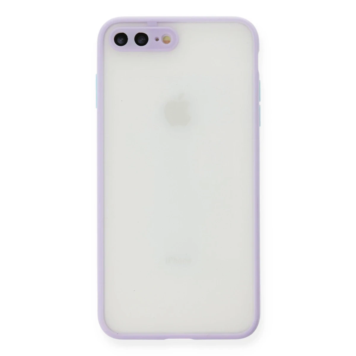 Apple iPhone 7 Plus Kılıf Montreal Silikon Kapak - Mor