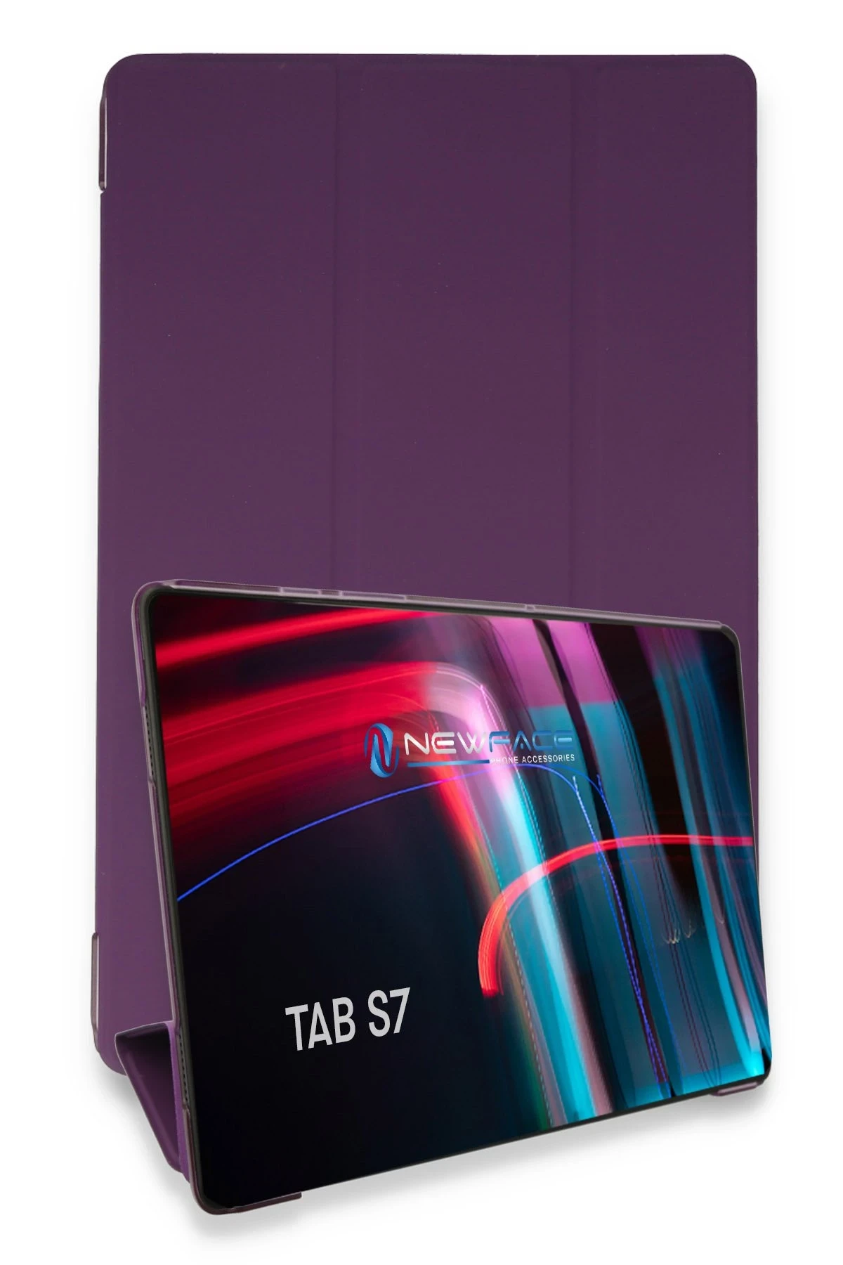 Newface Samsung Galaxy T870 Tab S7 11 Kılıf Tablet Smart Kılıf - Mor
