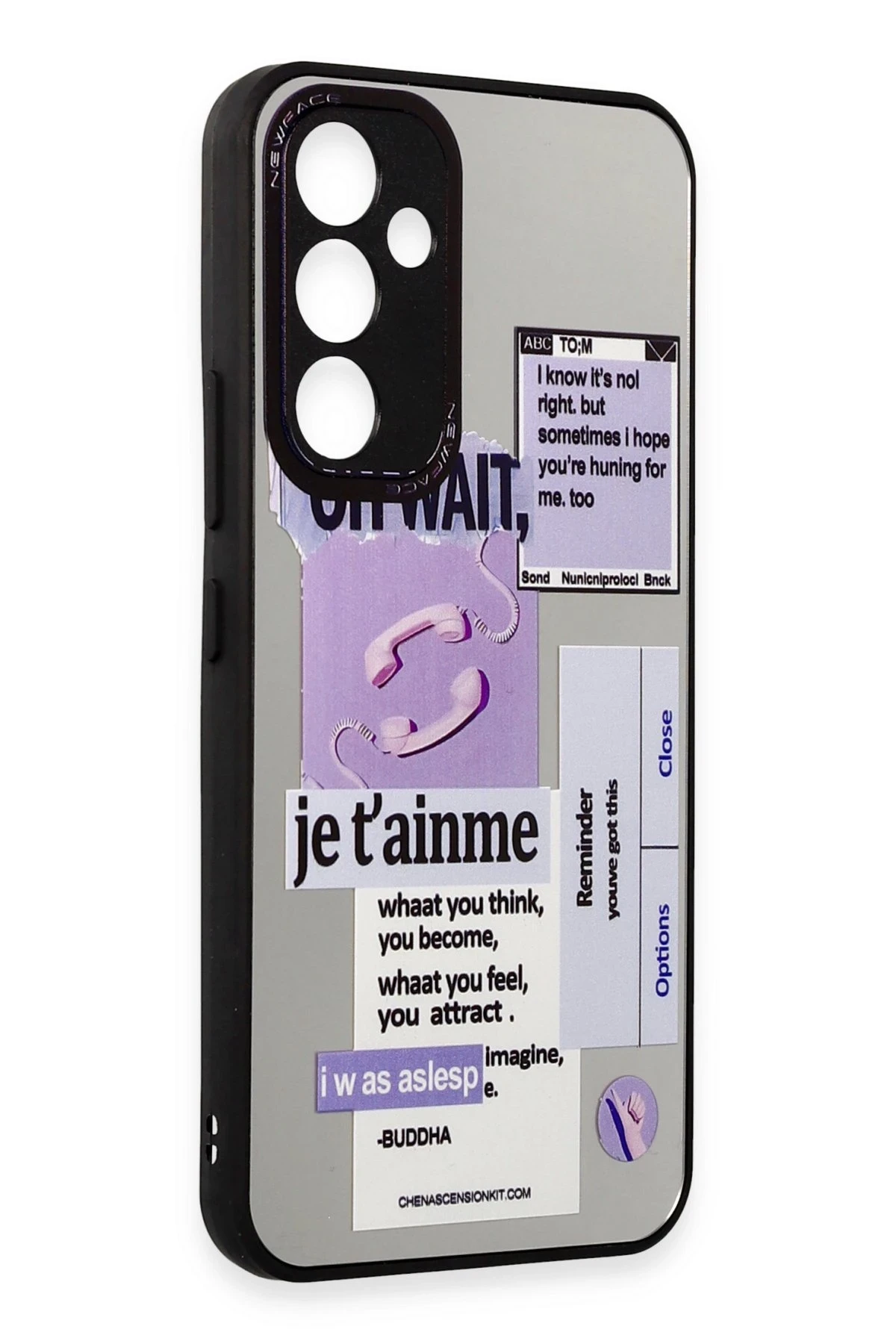 Newface Samsung Galaxy A54 5G Kılıf Mirror Desenli Kapak - Mirror - 4