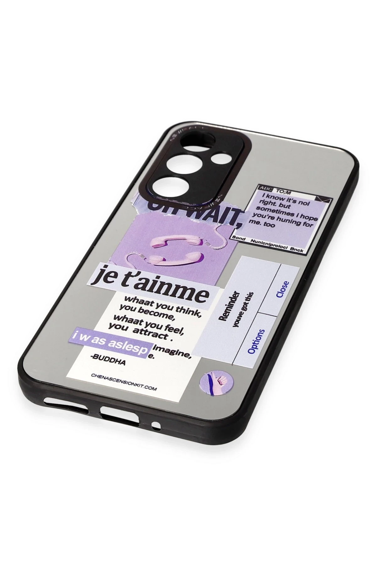 Newface Samsung Galaxy A54 5G Kılıf Mirror Desenli Kapak - Mirror - 4