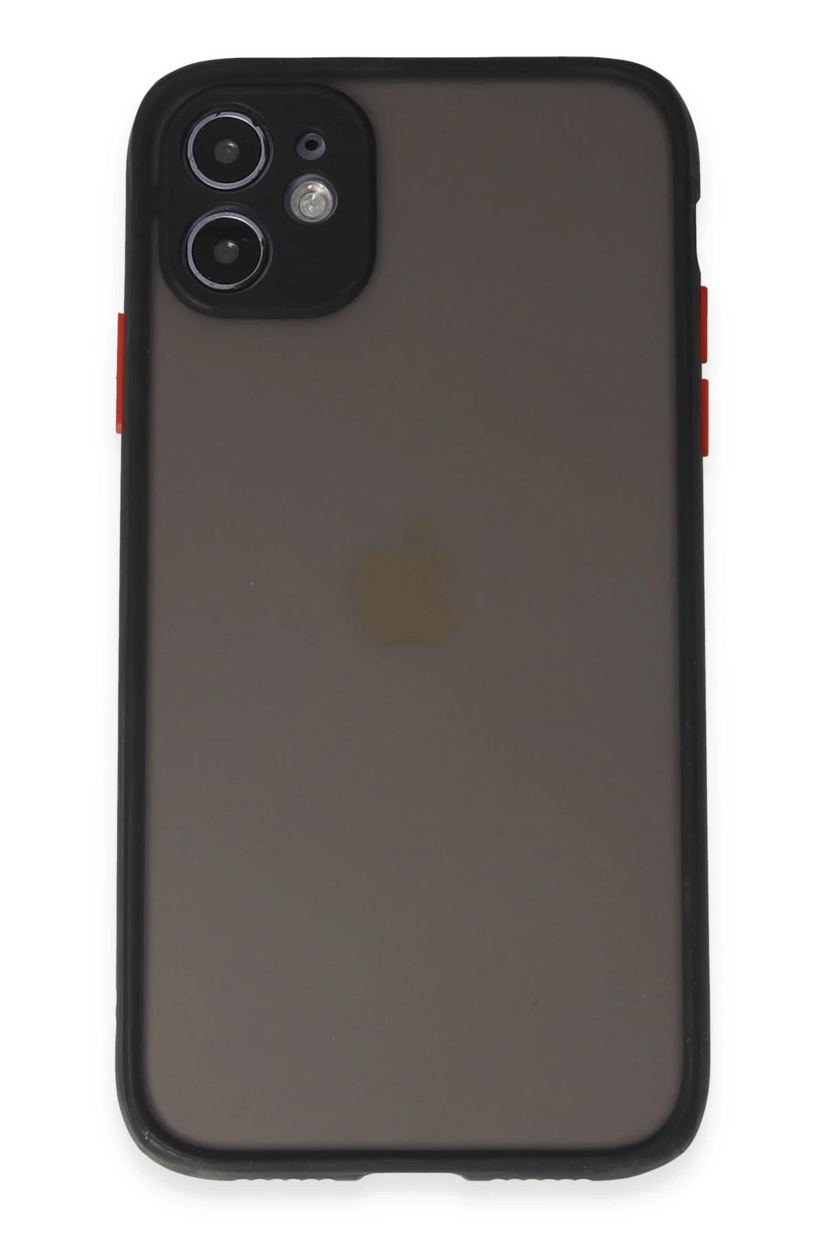 Newface Apple iPhone 11 Kılıf Montreal Silikon Kapak - Siyah