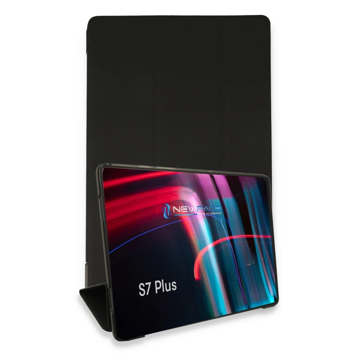 Newface Samsung Galaxy T970 Tab S7 Plus 12.4 Kılıf Tablet Smart Kılıf - Siyah — görsel 5