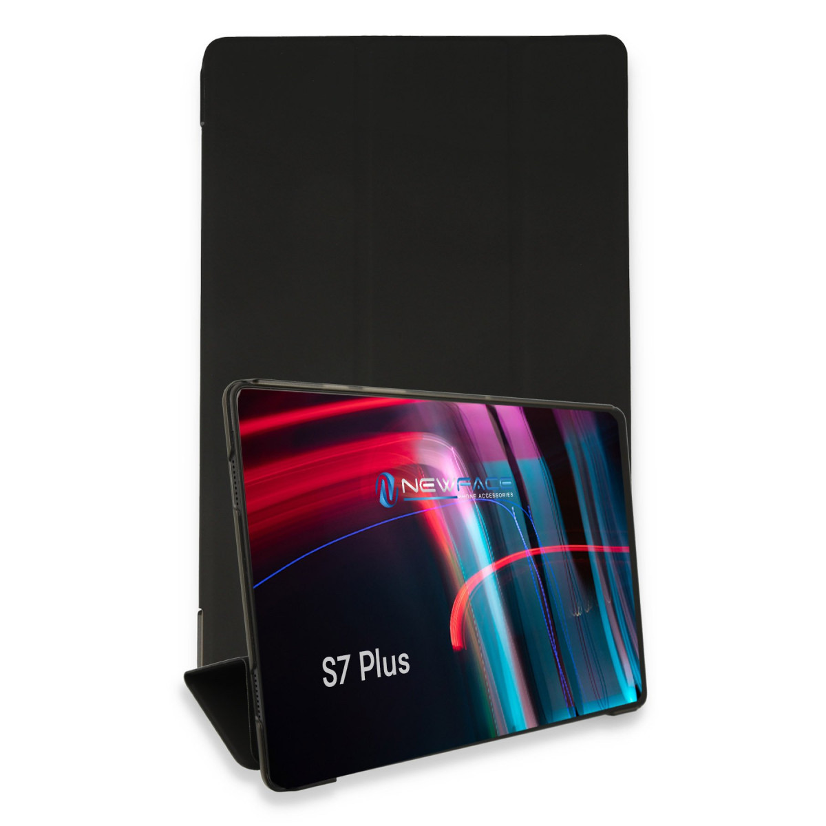 Newface Samsung Galaxy T970 Tab S7 Plus 12.4 Kılıf Tablet Smart Kılıf - Siyah — görsel 9