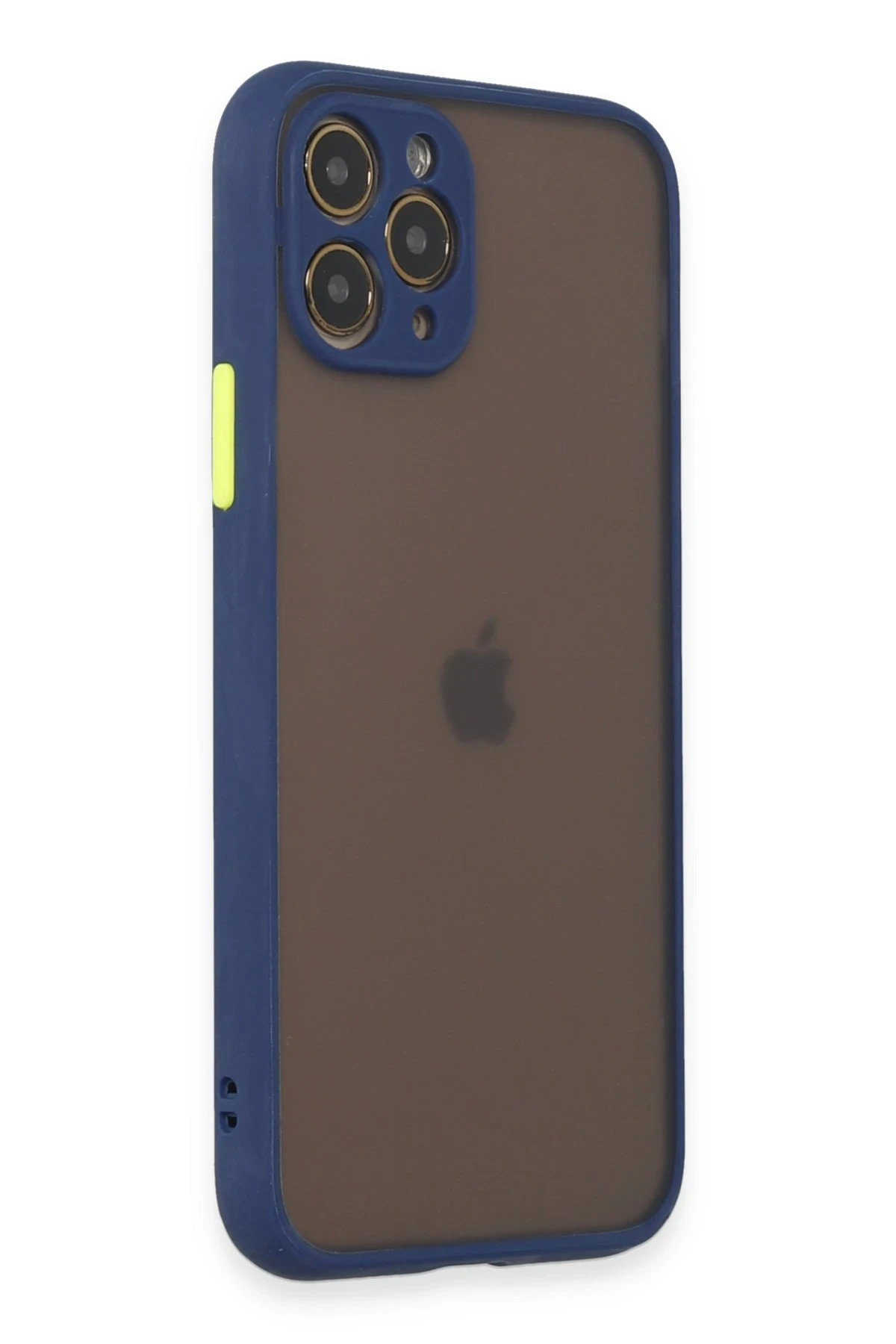 Newface iPhone 11 Pro Kılıf Montreal Silikon Kapak - Lacivert