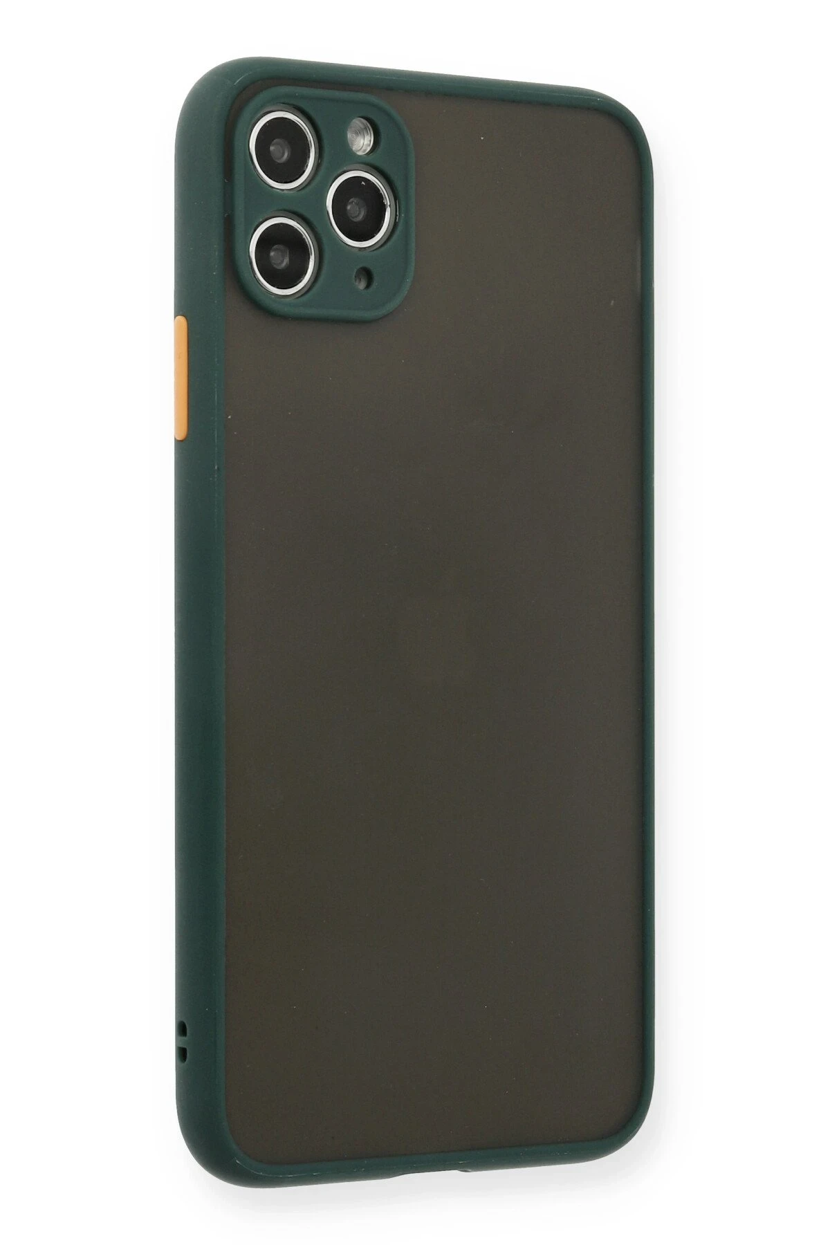 Newface iPhone 11 Pro Max Kılıf Montreal Silikon Kapak - Yeşil