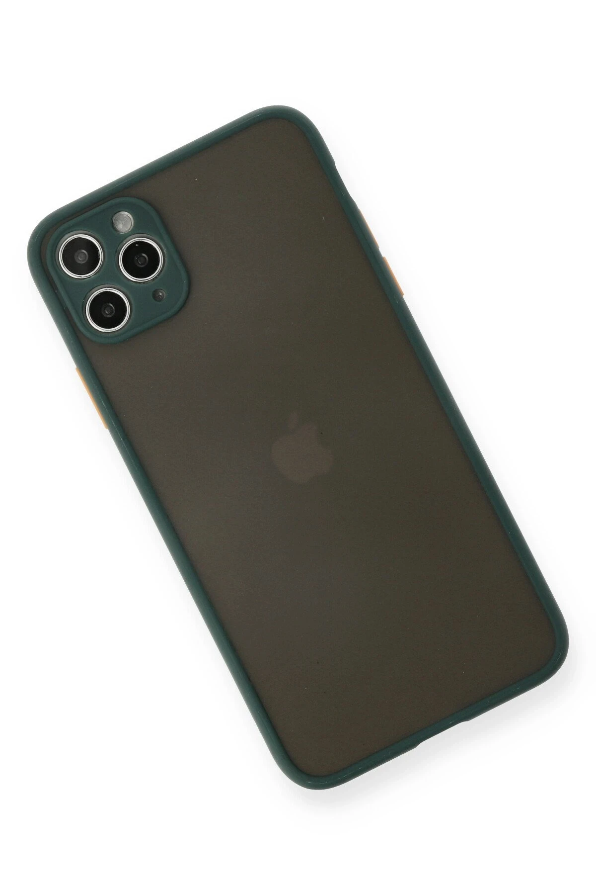 Newface iPhone 11 Pro Max Kılıf Montreal Silikon Kapak - Yeşil