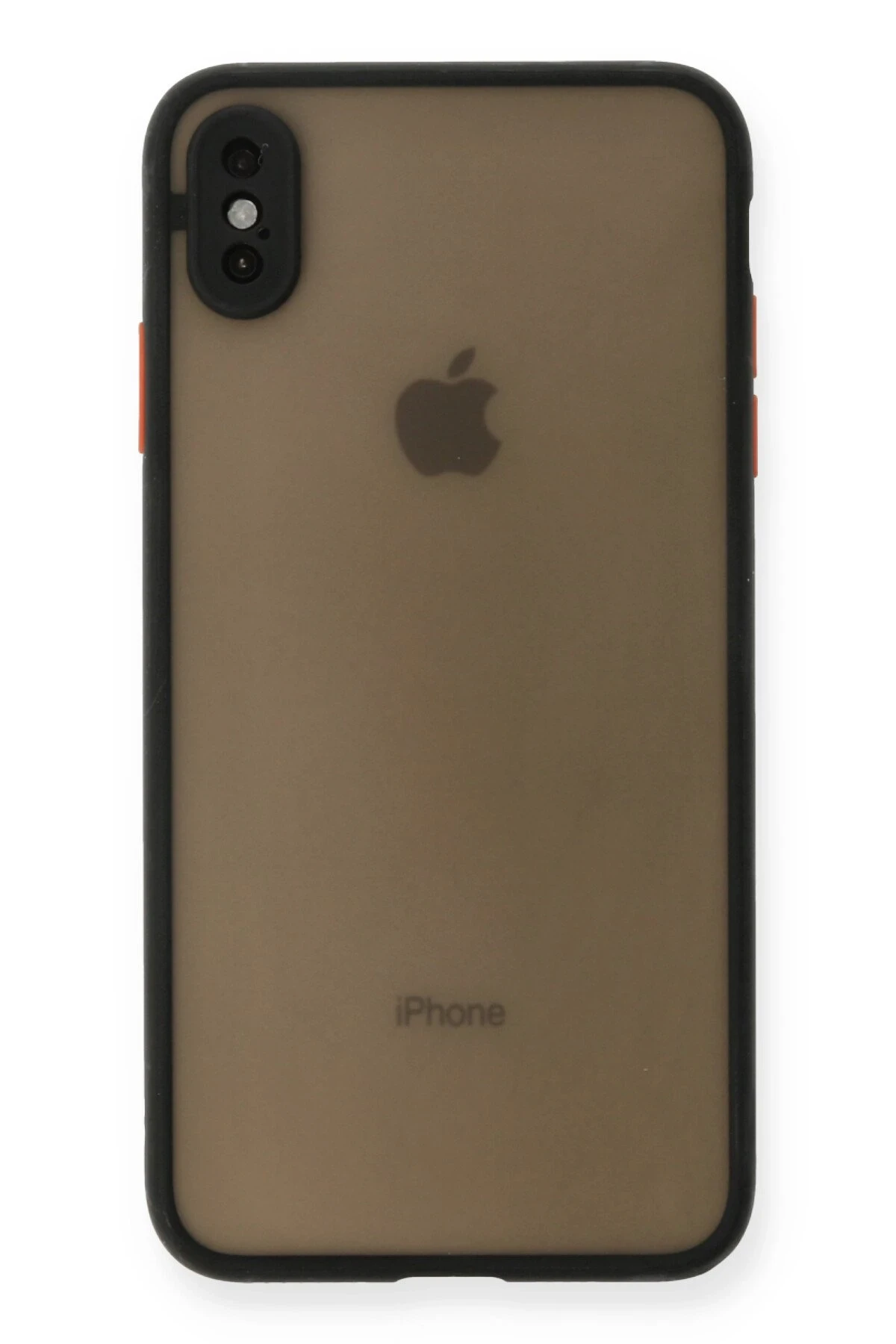 Newface Apple iPhone X Kılıf Montreal Silikon Kapak - Siyah