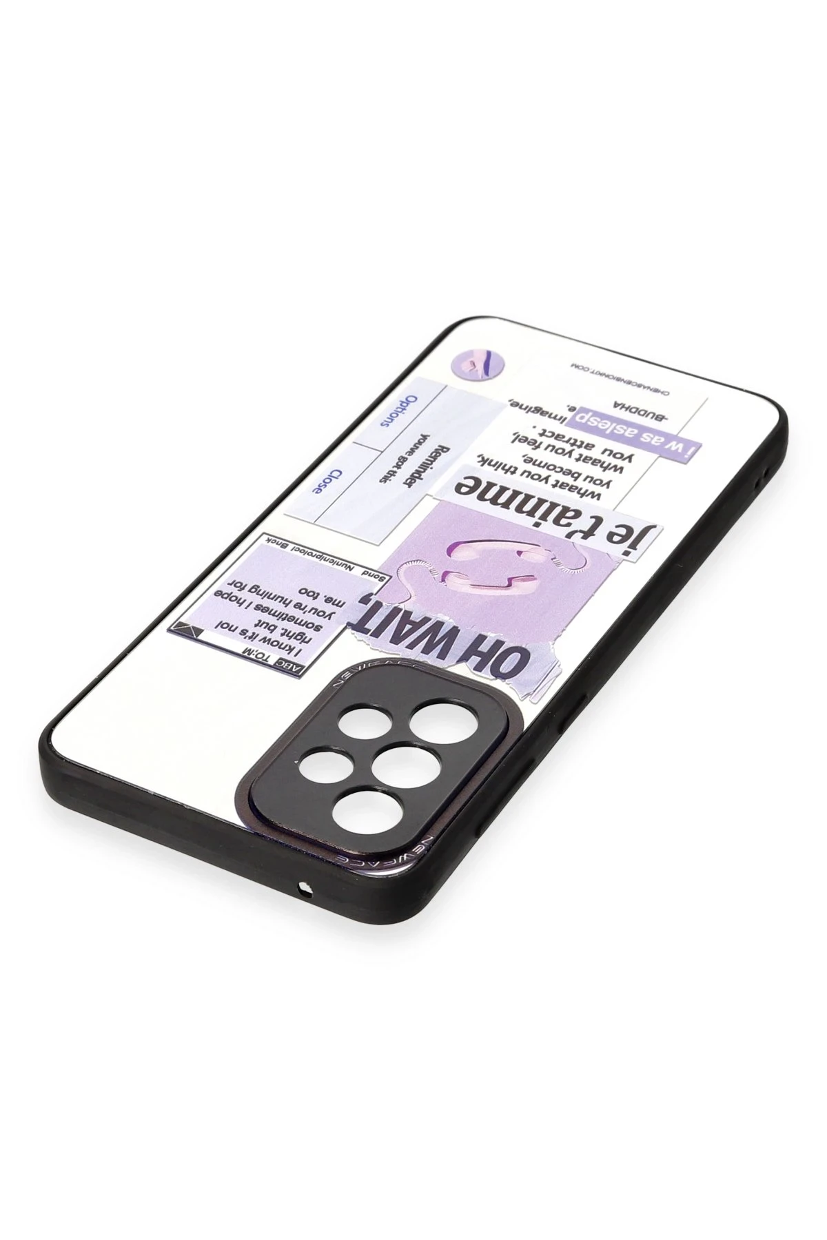 Newface Samsung Galaxy A73 5G Kılıf Mirror Desenli Kapak - Mirror - 4