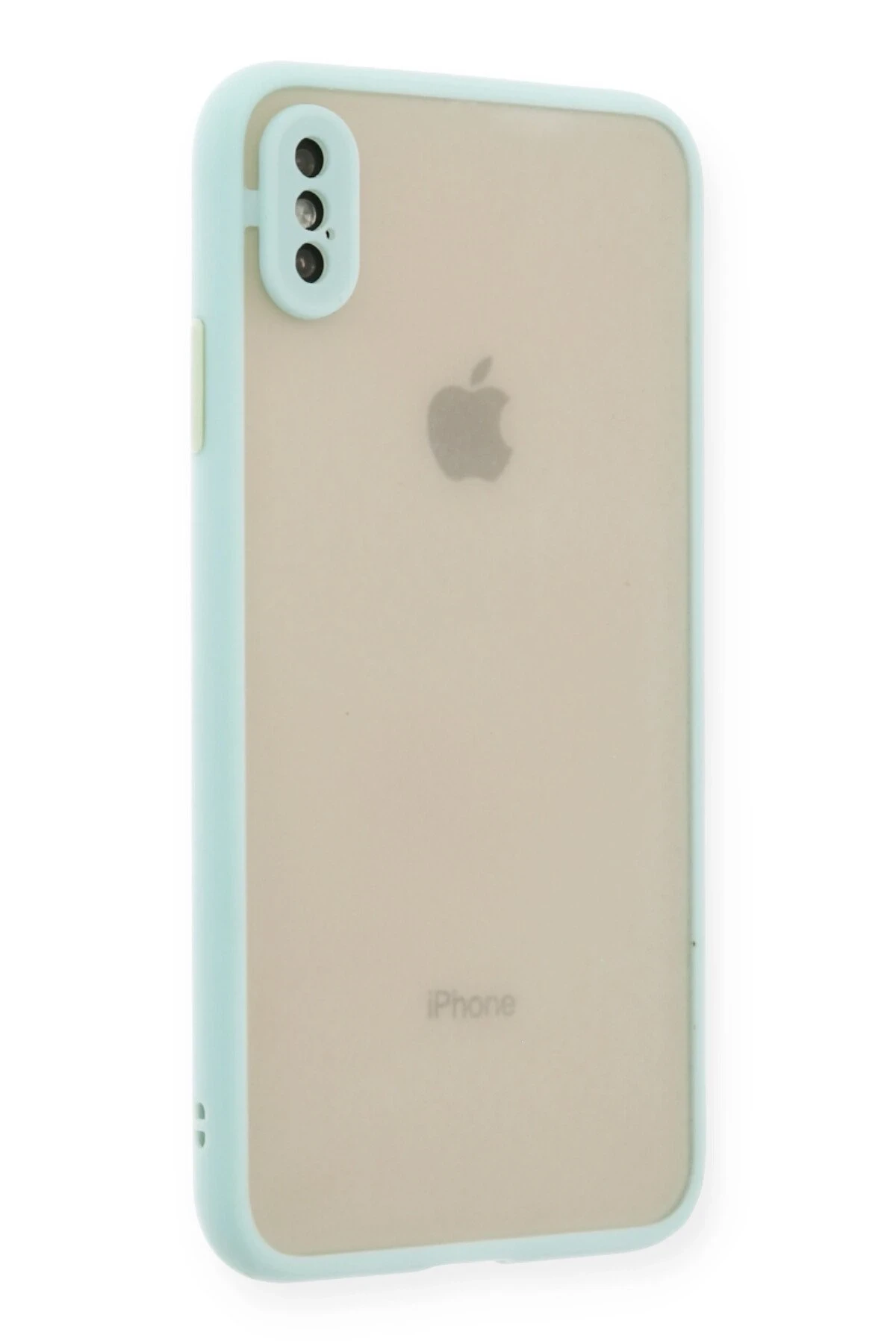 Newface iPhone X Kılıf Montreal Silikon Kapak - Turkuaz