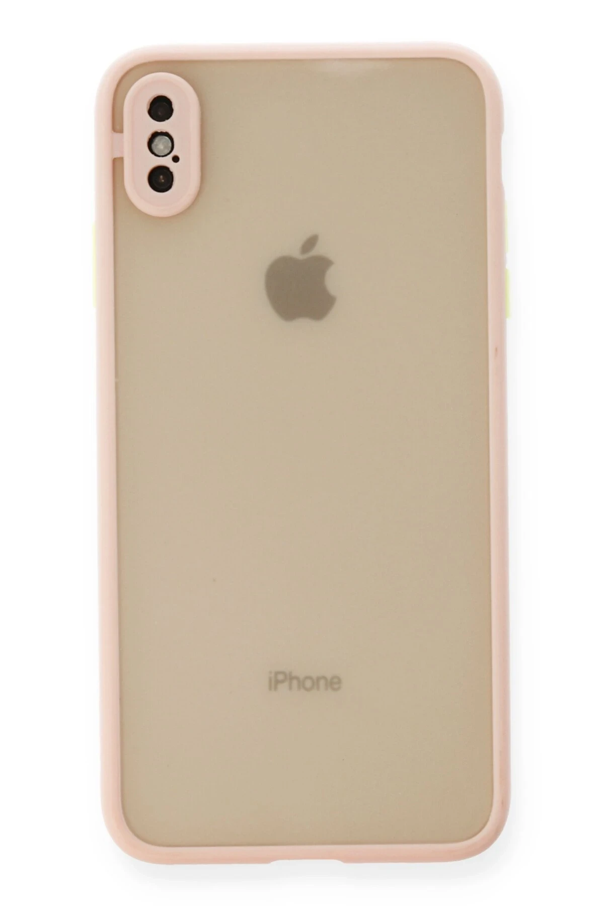 Newface iPhone X Kılıf Montreal Silikon Kapak - Pembe