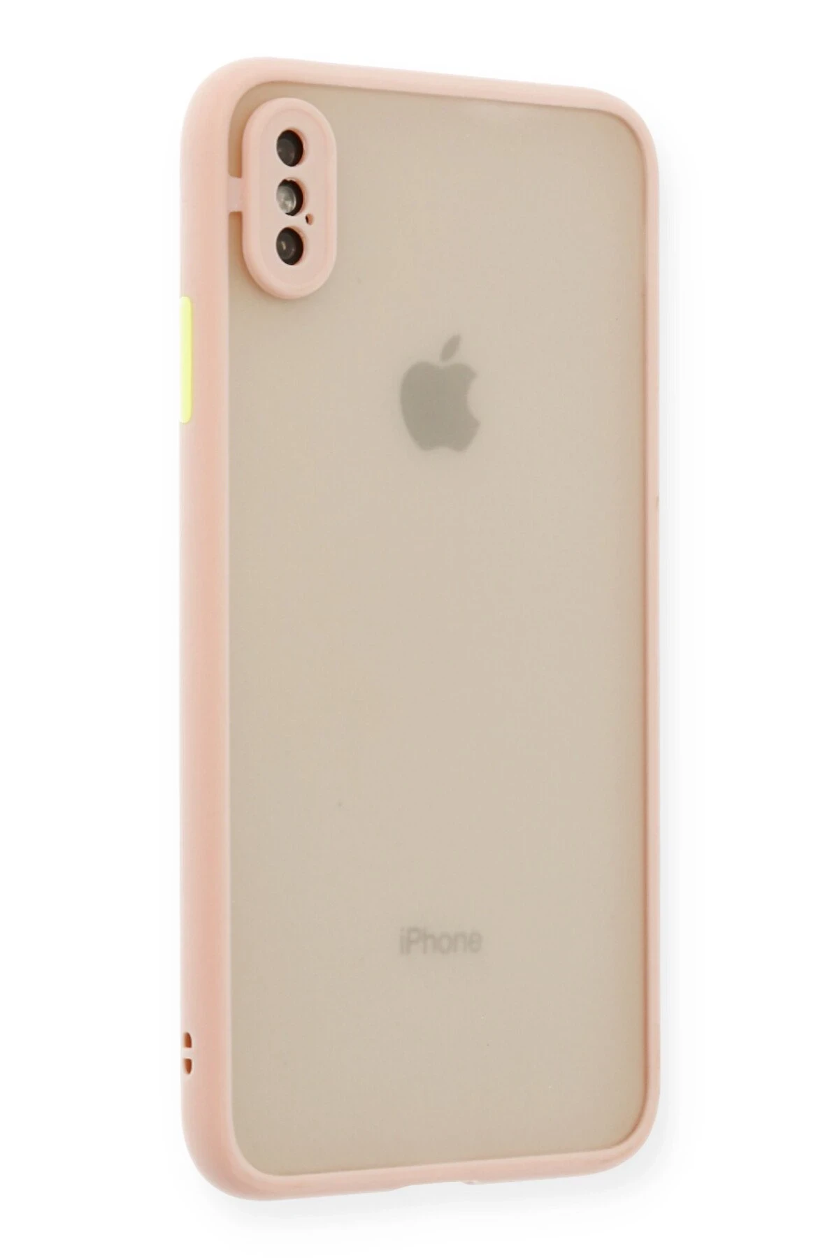 Newface iPhone X Kılıf Montreal Silikon Kapak - Pembe