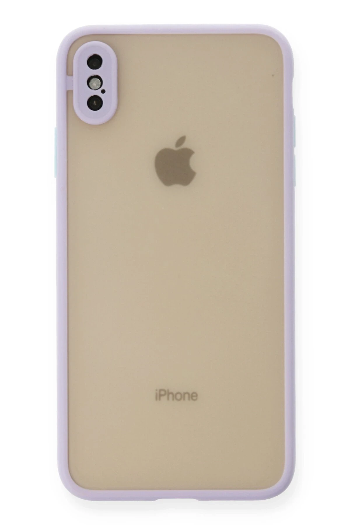 Newface iPhone X Kılıf Montreal Silikon Kapak - Mor