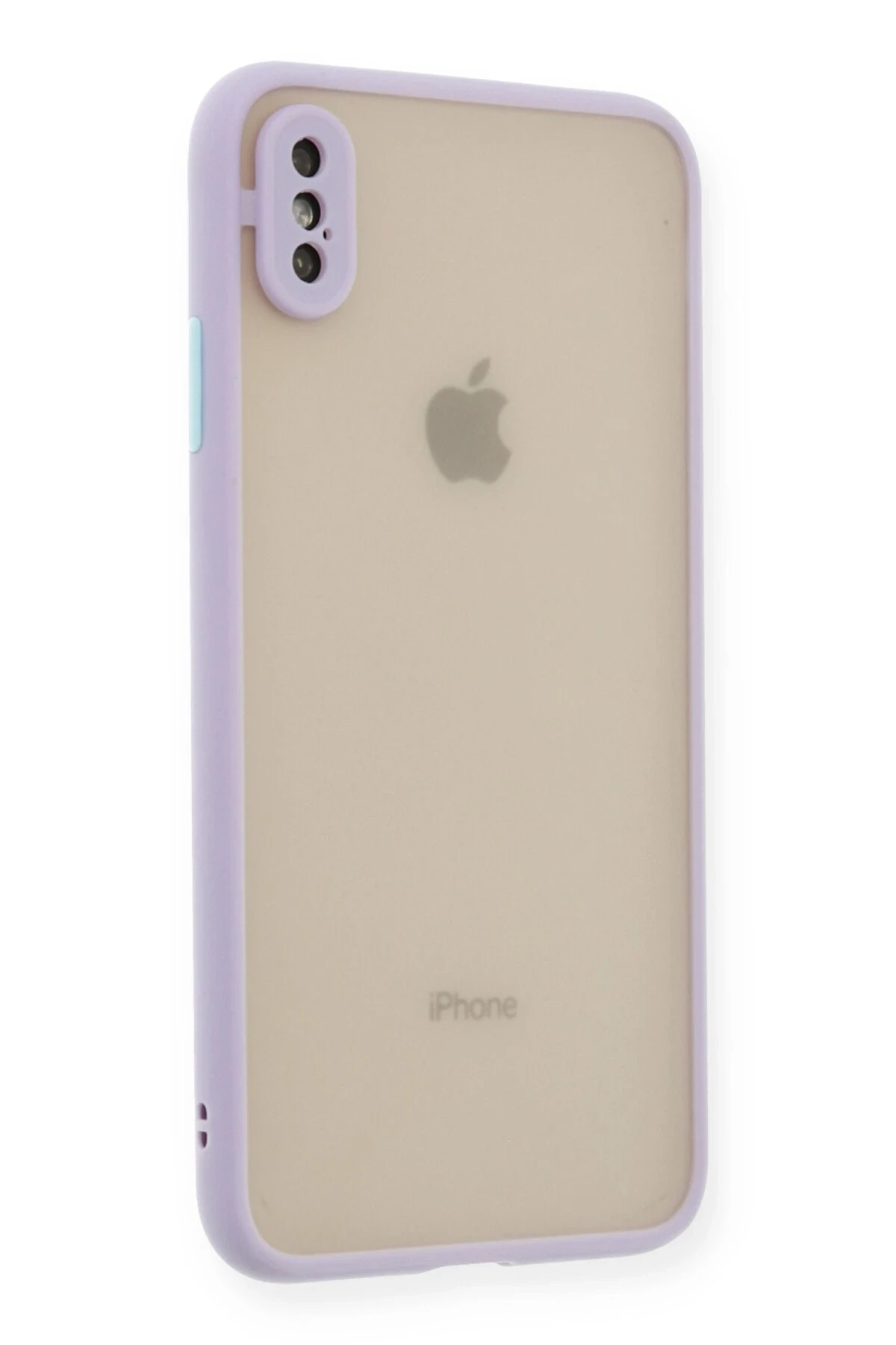 Newface iPhone X Kılıf Montreal Silikon Kapak - Mor