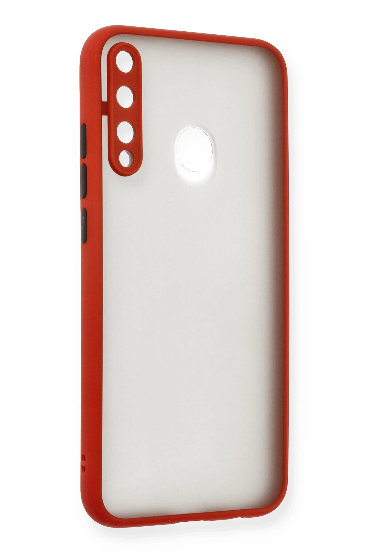 Newface Huawei P40 Lite E Kılıf Montreal Silikon Kapak - Kırmızı