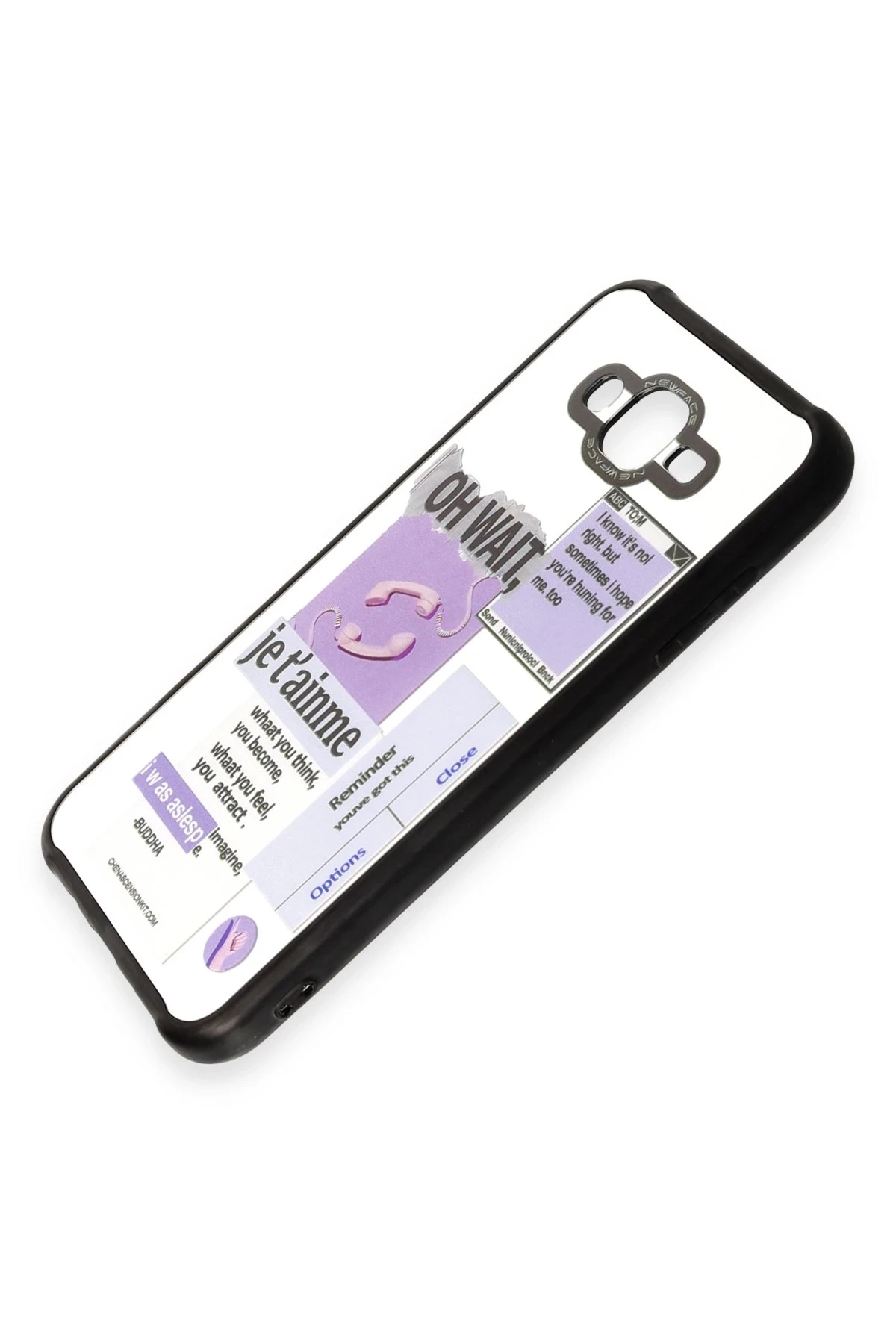 Newface Samsung Galaxy J7 Kılıf Mirror Desenli Kapak - Mirror - 4
