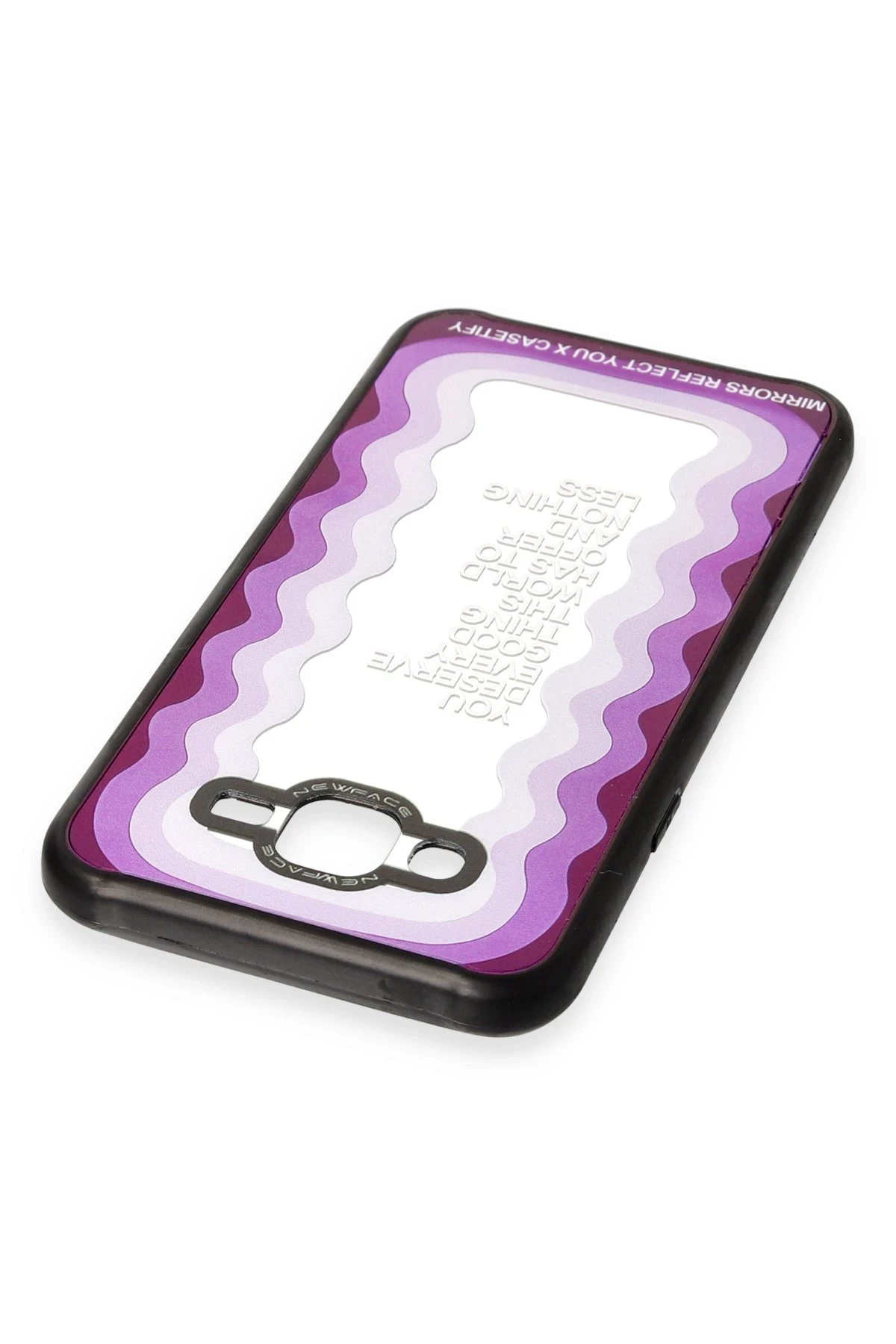 Newface Samsung Galaxy J7 Kılıf Mirror Desenli Kapak - Mirror - 5